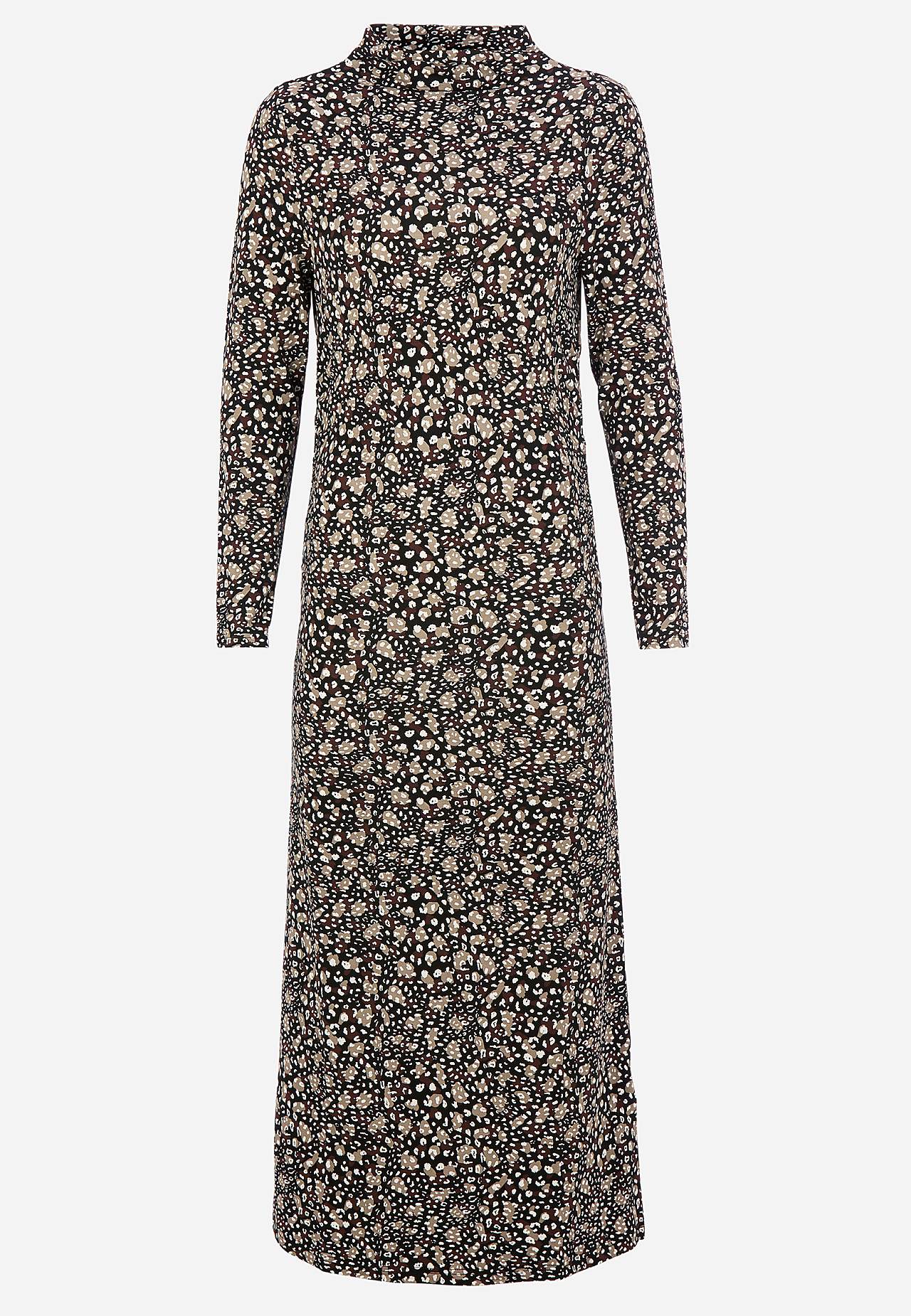 Tailliertes Jerseykleid