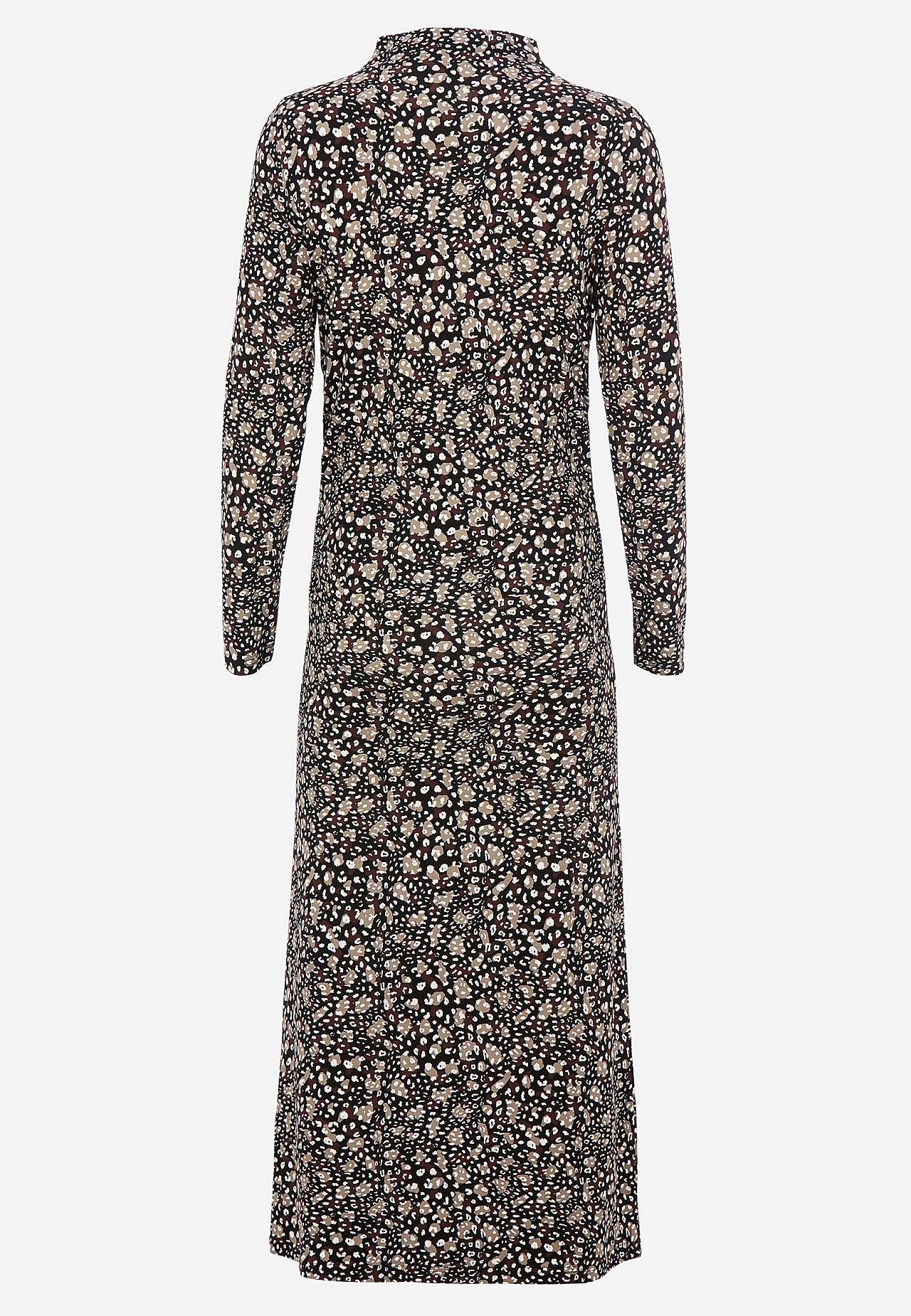 Tailliertes Jerseykleid
