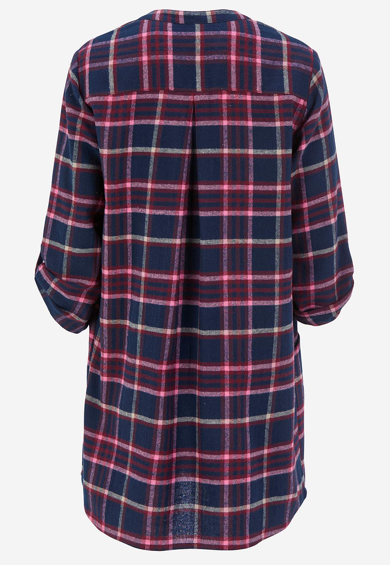Tunika aus Flanell mit Taschen