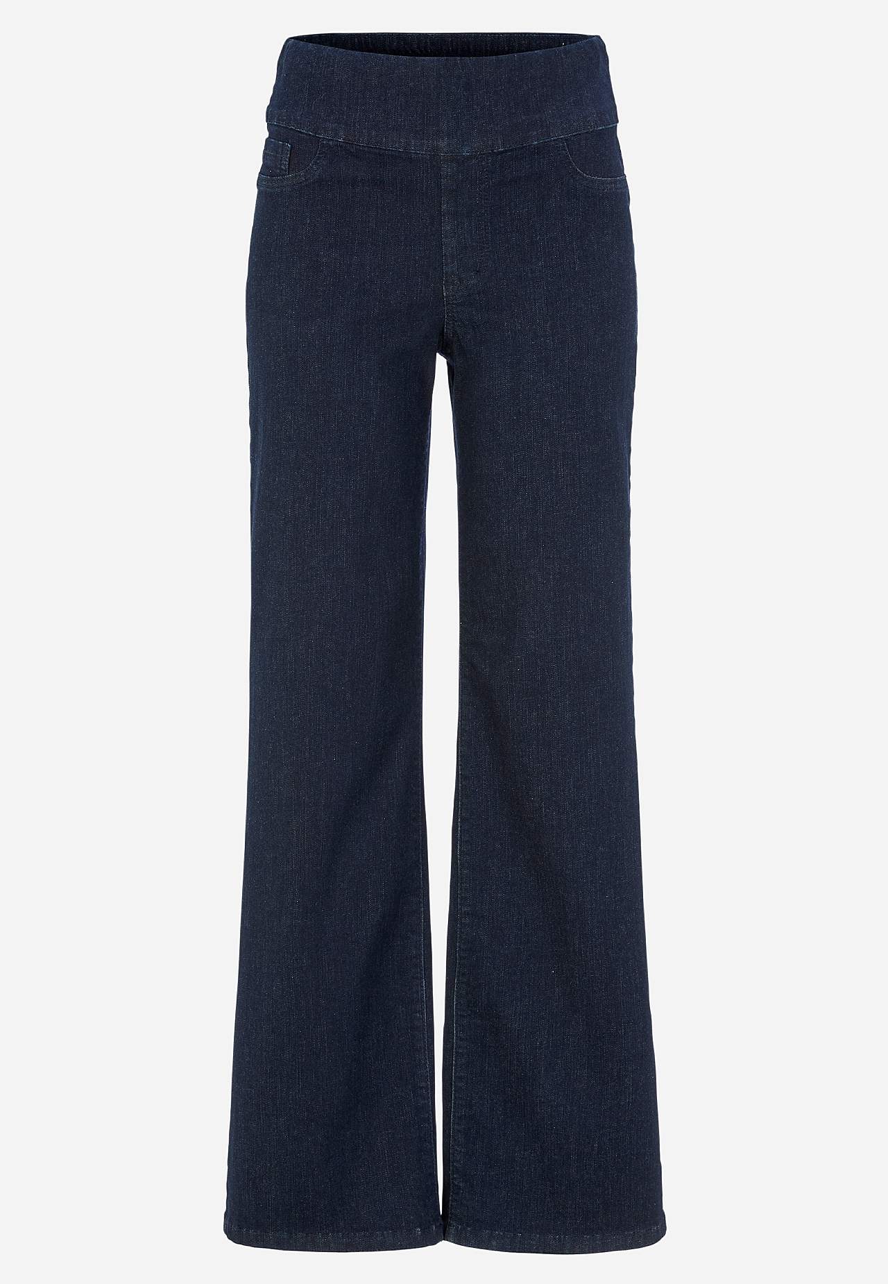 Jeans mit hohem elastischem Bund