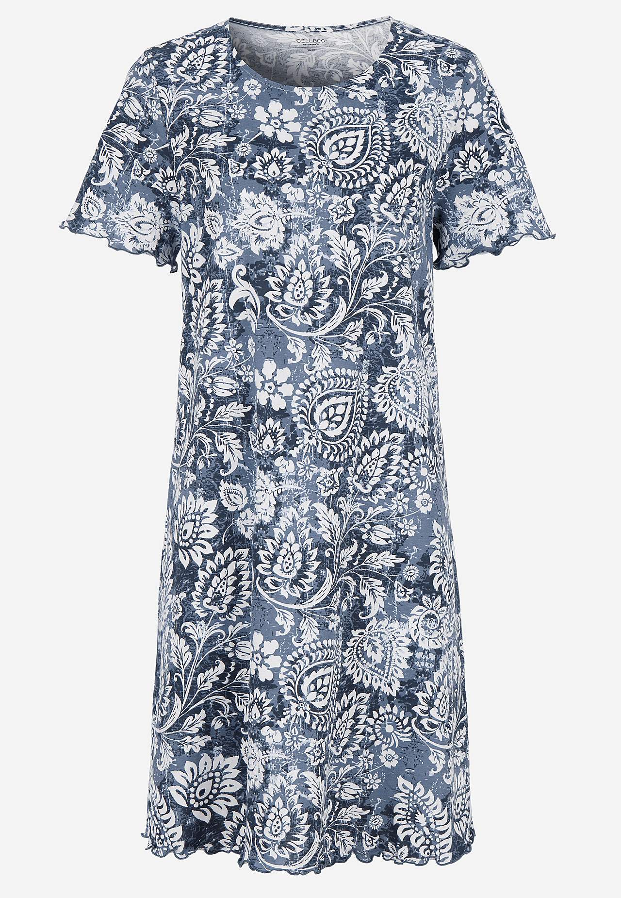 Gemustertes Nachtkleid