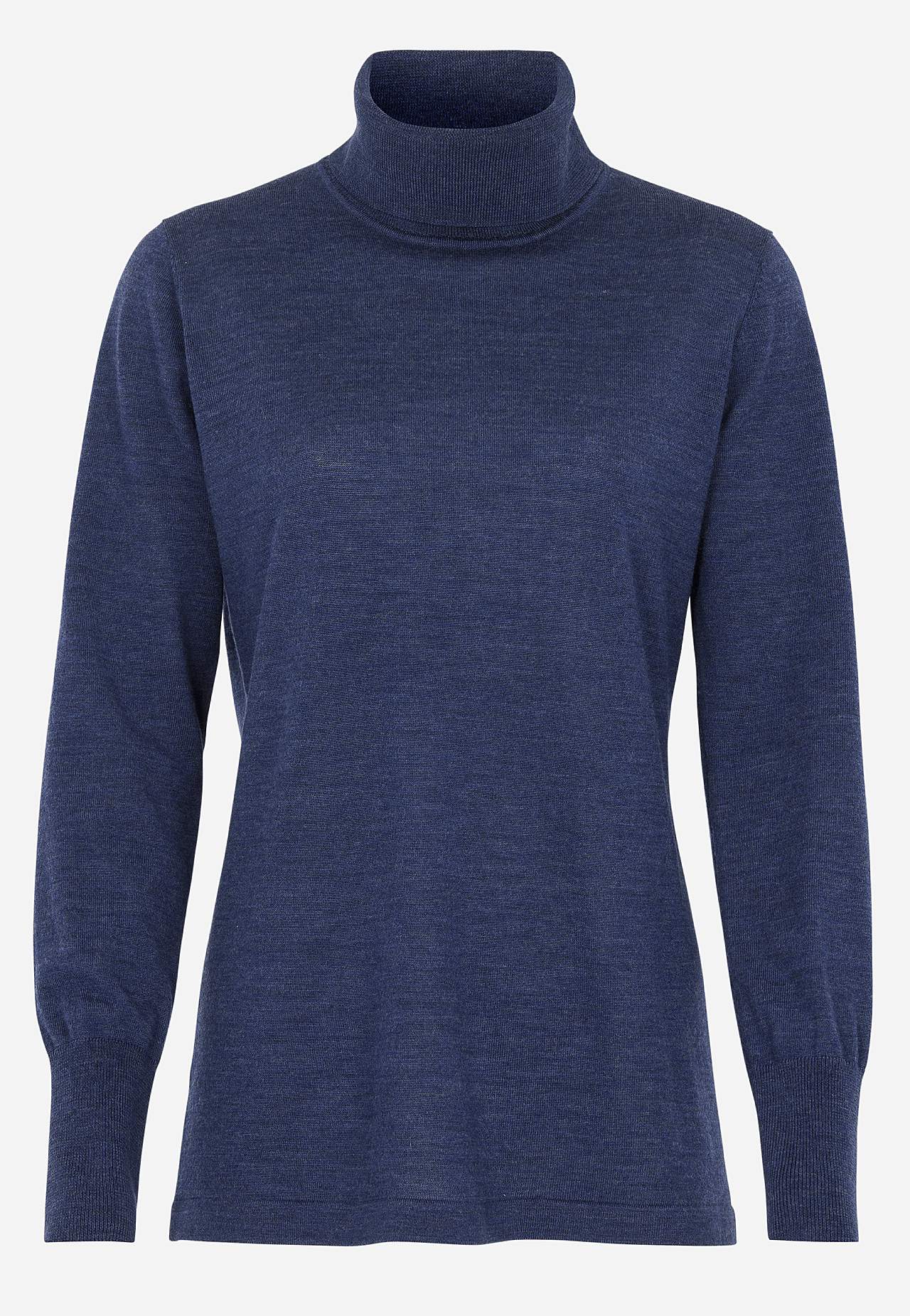 Rollkragenpullover Premium aus Merinowolle
