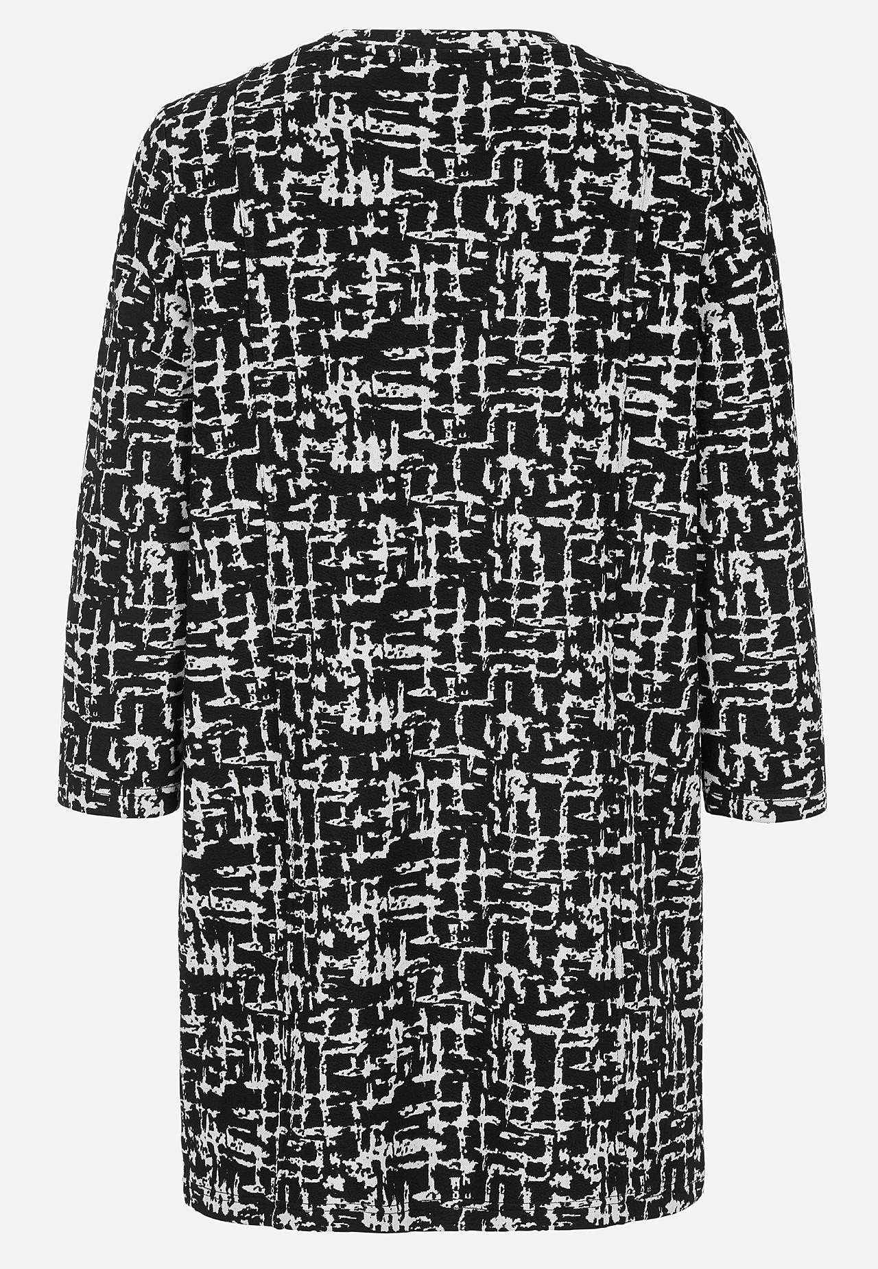 Gemustertes Tunika-Top mit Taschen