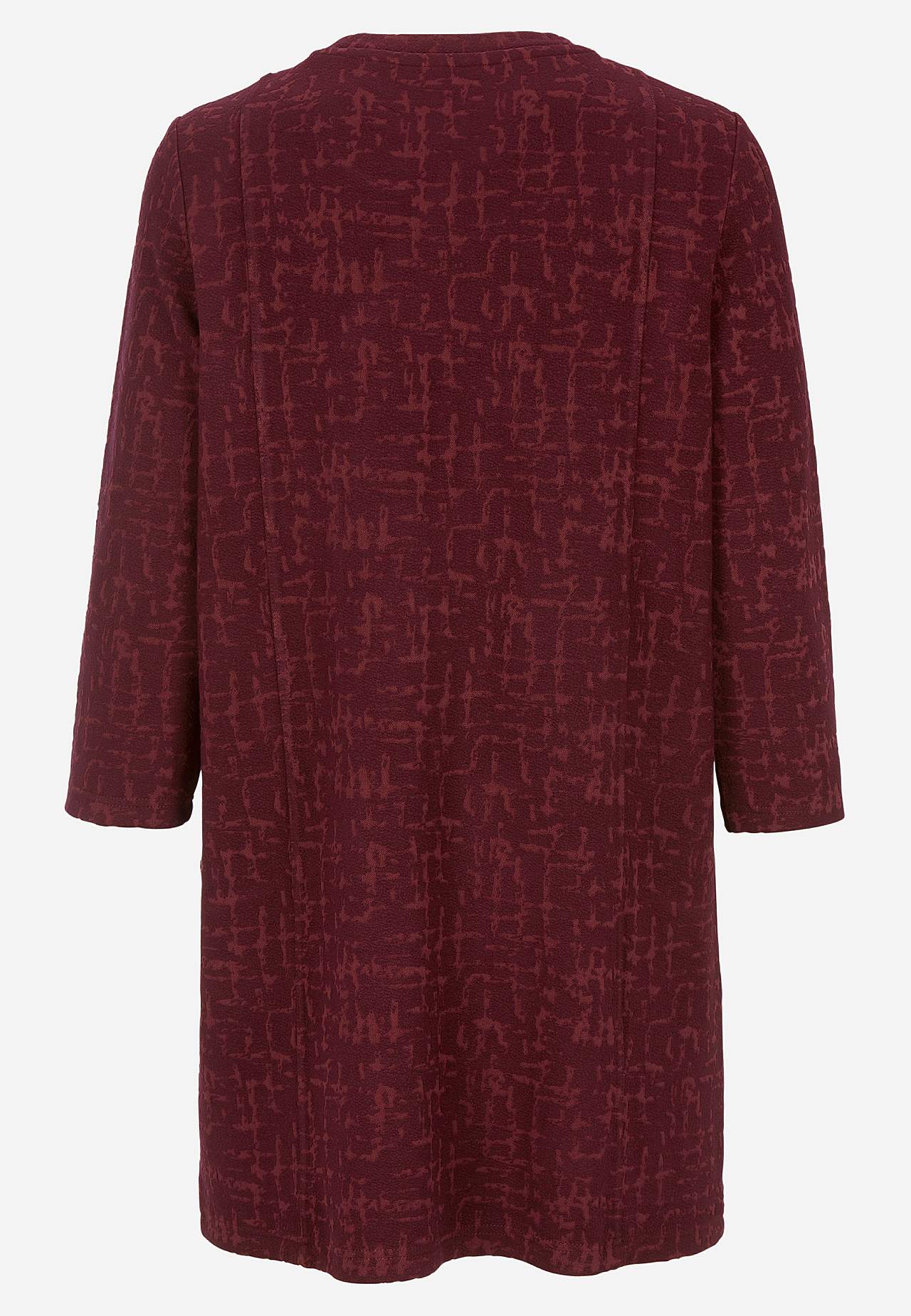 Gemustertes Tunika-Top mit Taschen