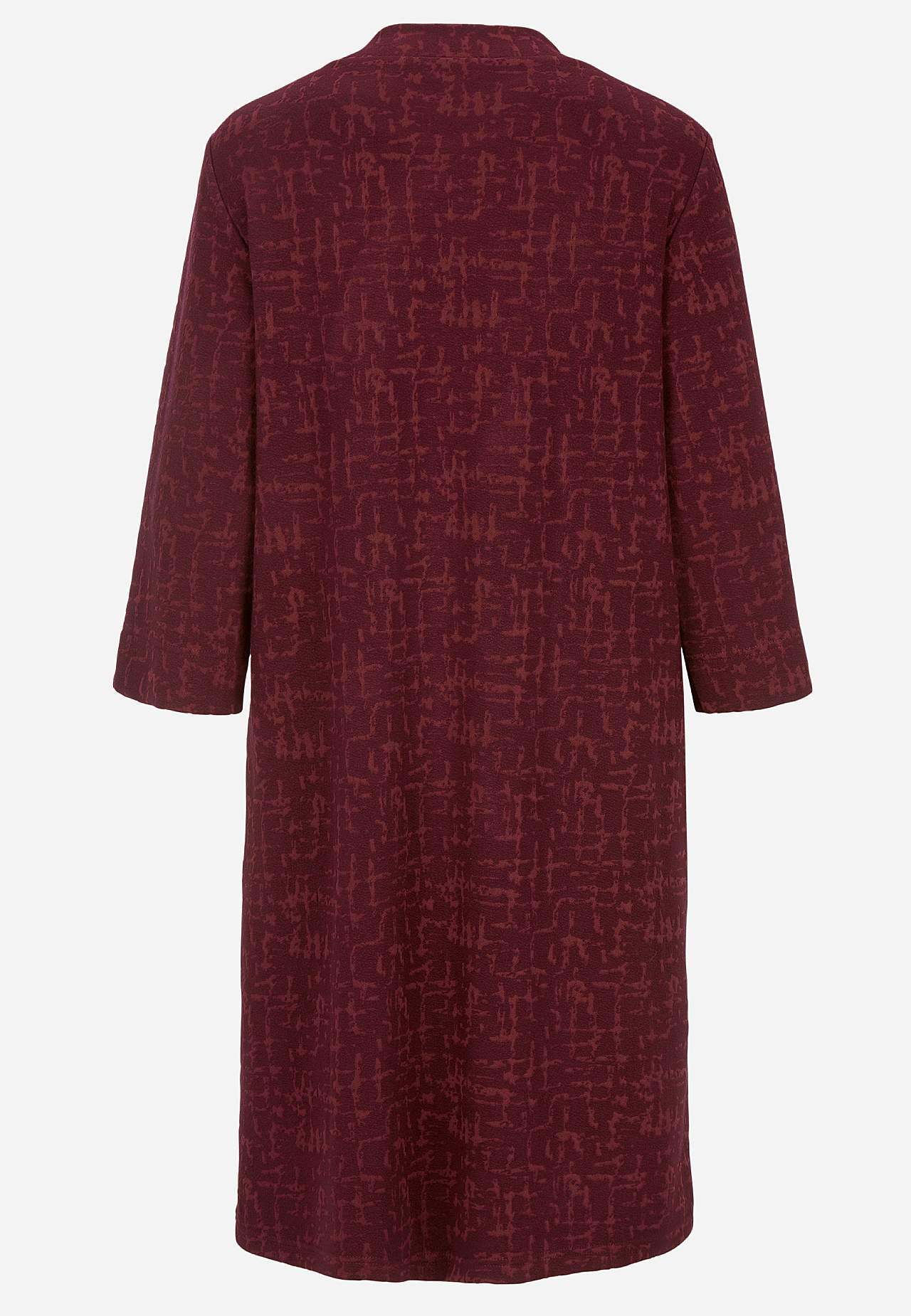 Gemustertes Kleid mit Seitentaschen