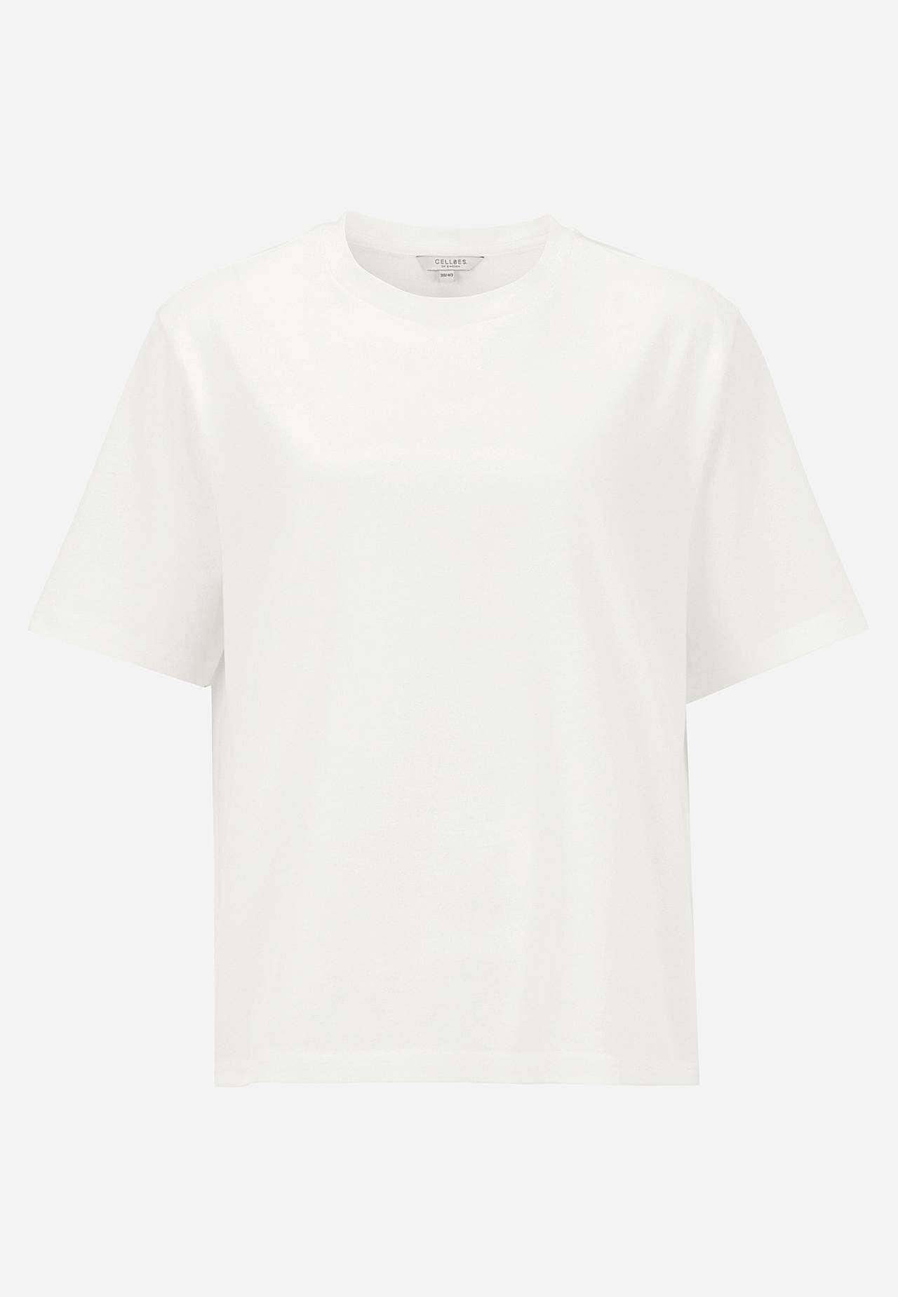 T-Shirt aus grobem Baumwolljersey