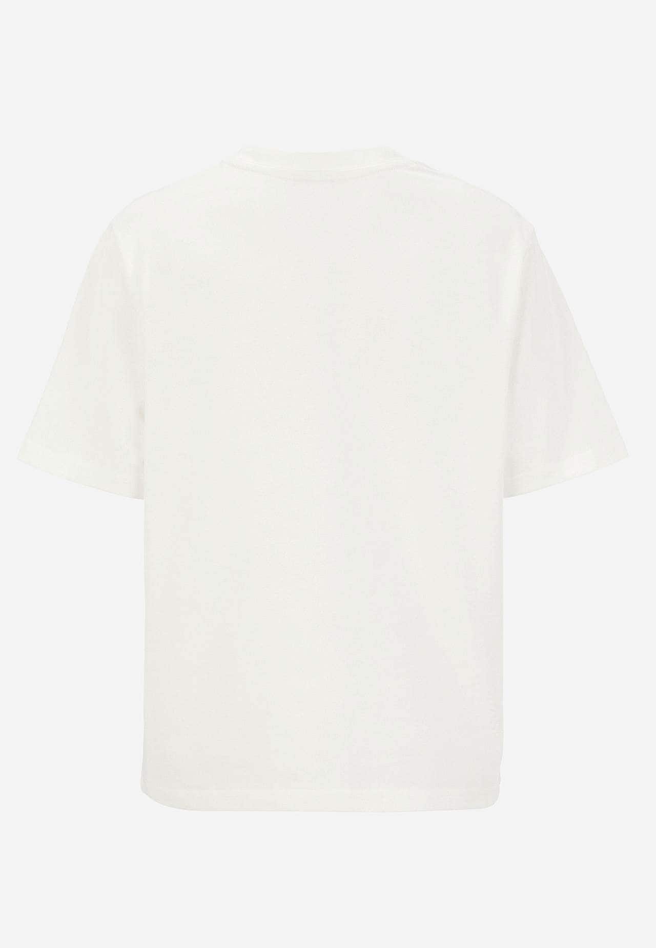 T-Shirt aus grobem Baumwolljersey
