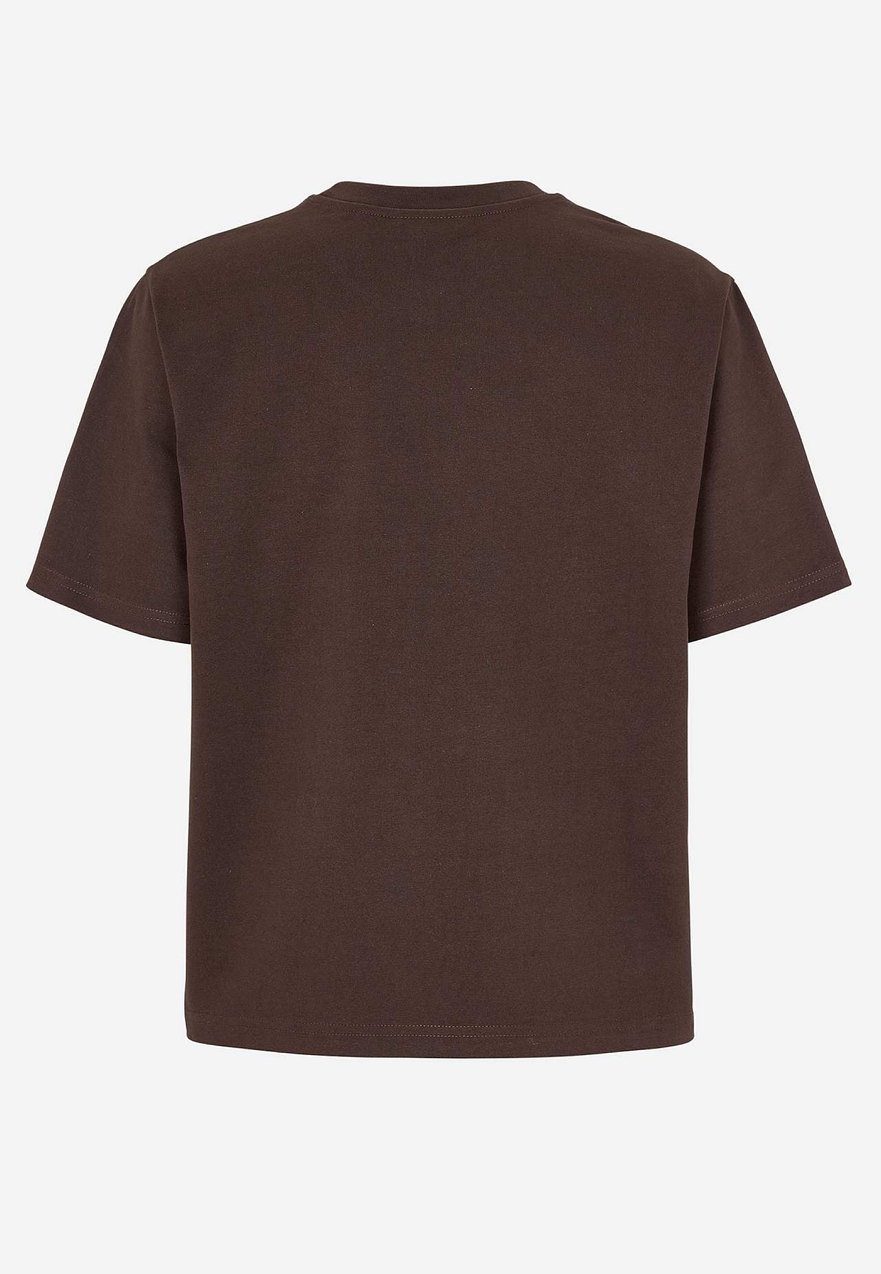 T-Shirt aus grobem Baumwolljersey