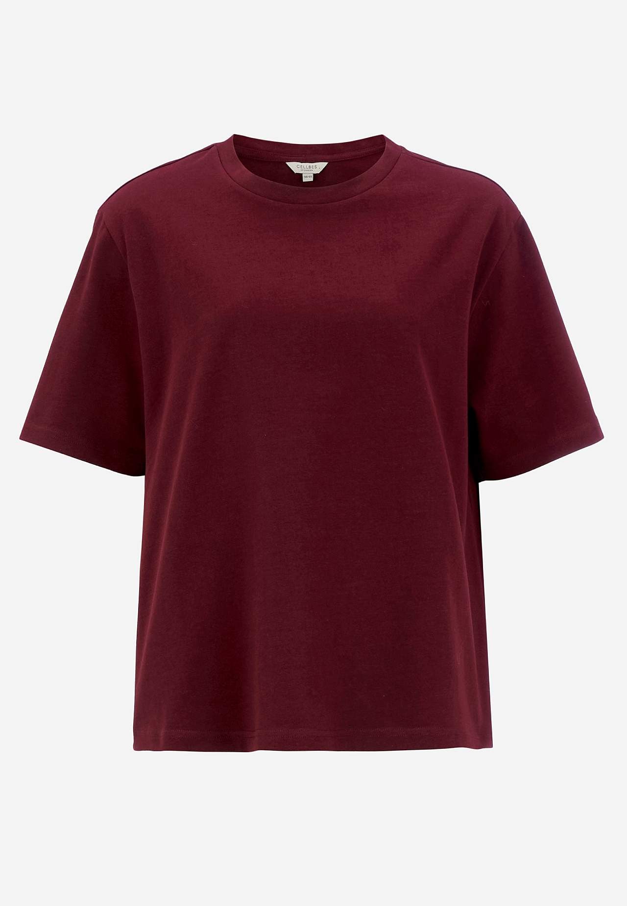 T-Shirt aus grobem Baumwolljersey
