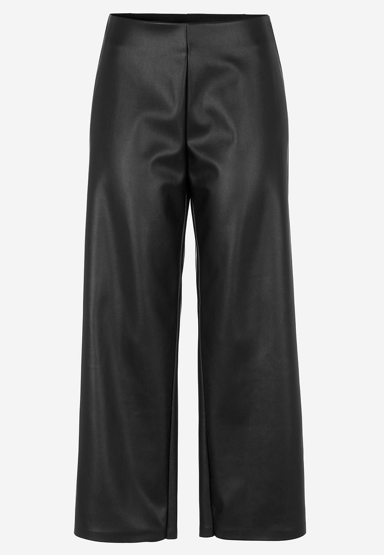 Knöchellange Hose aus Kunstleder