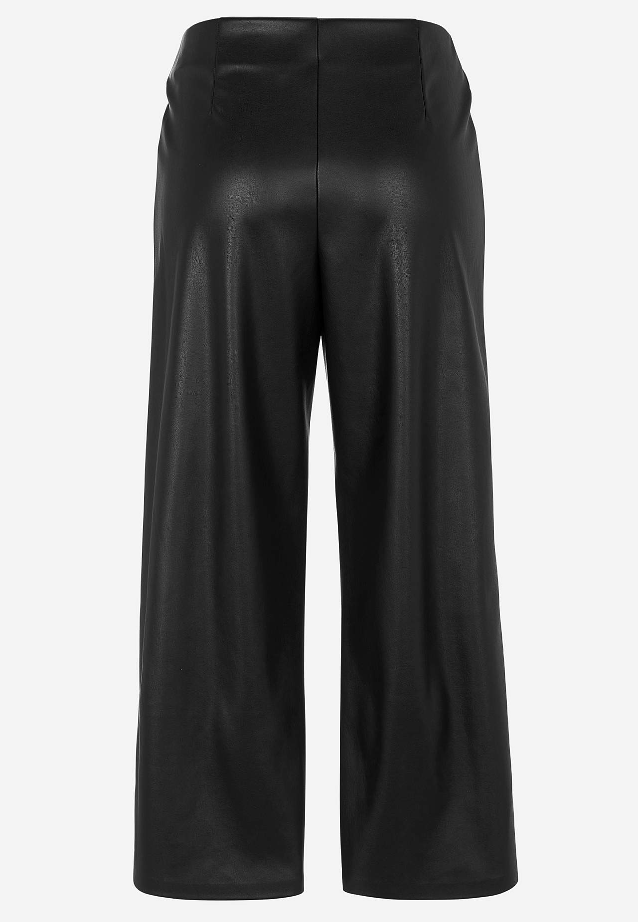 Knöchellange Hose aus Kunstleder