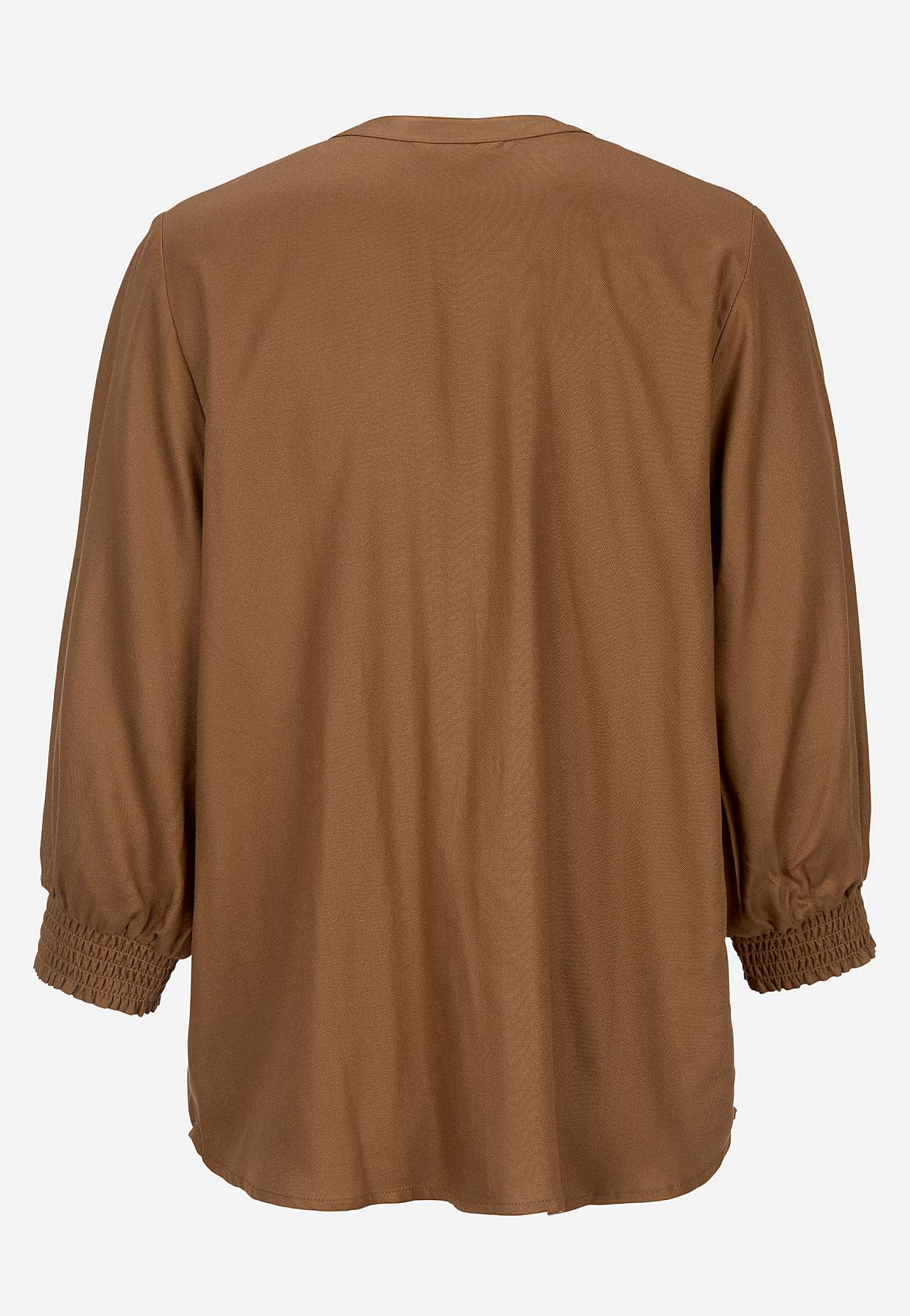 Bluse mit genähten Falten