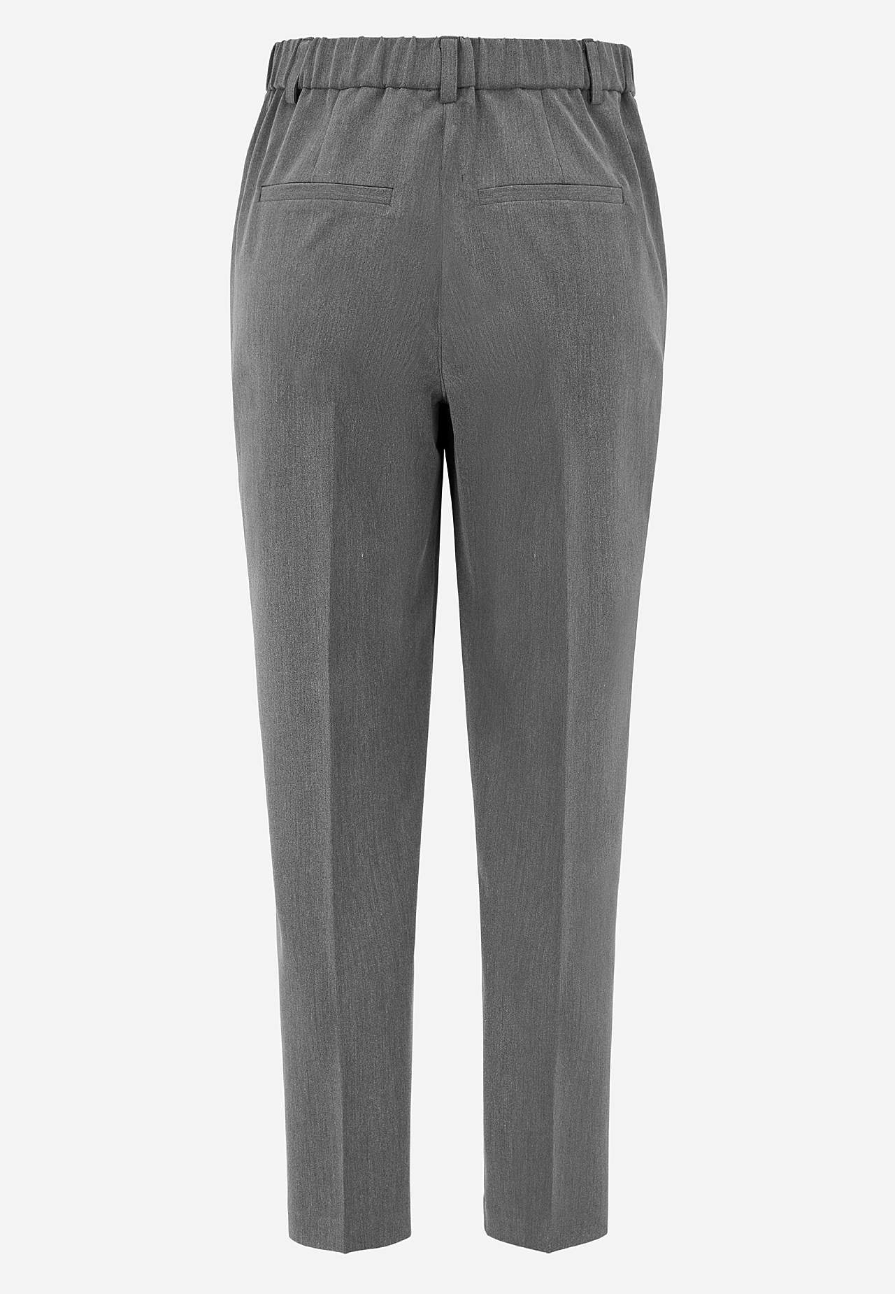 Knöchelhose mit Knitterfalte Pia