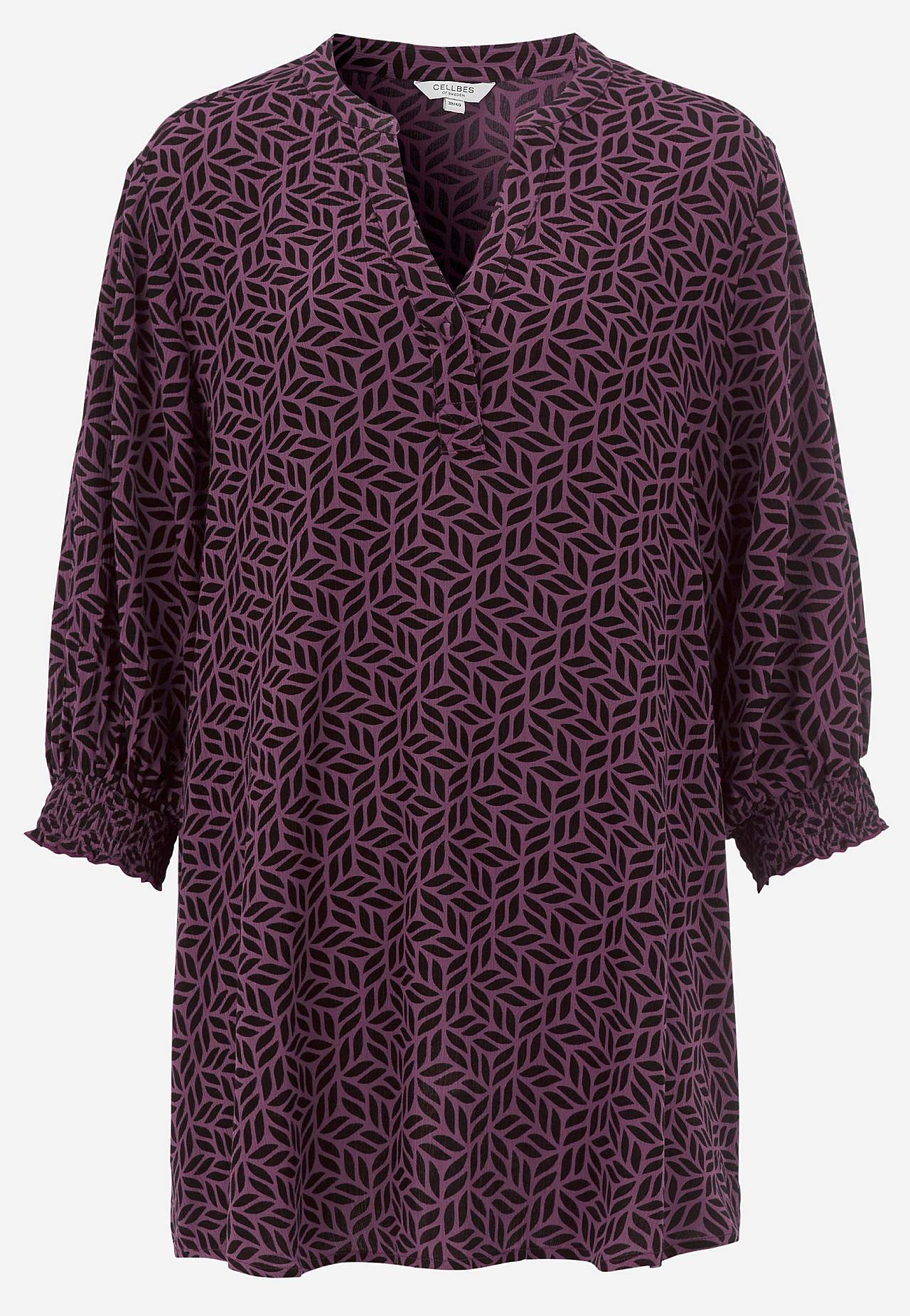 Bluse aus Krepp