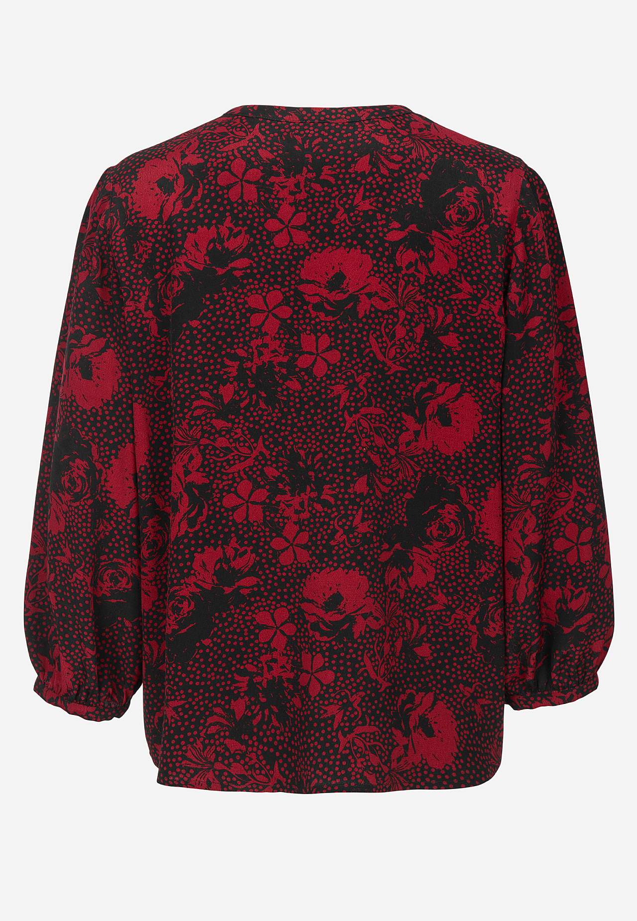 Gewebte, gemusterte Bluse