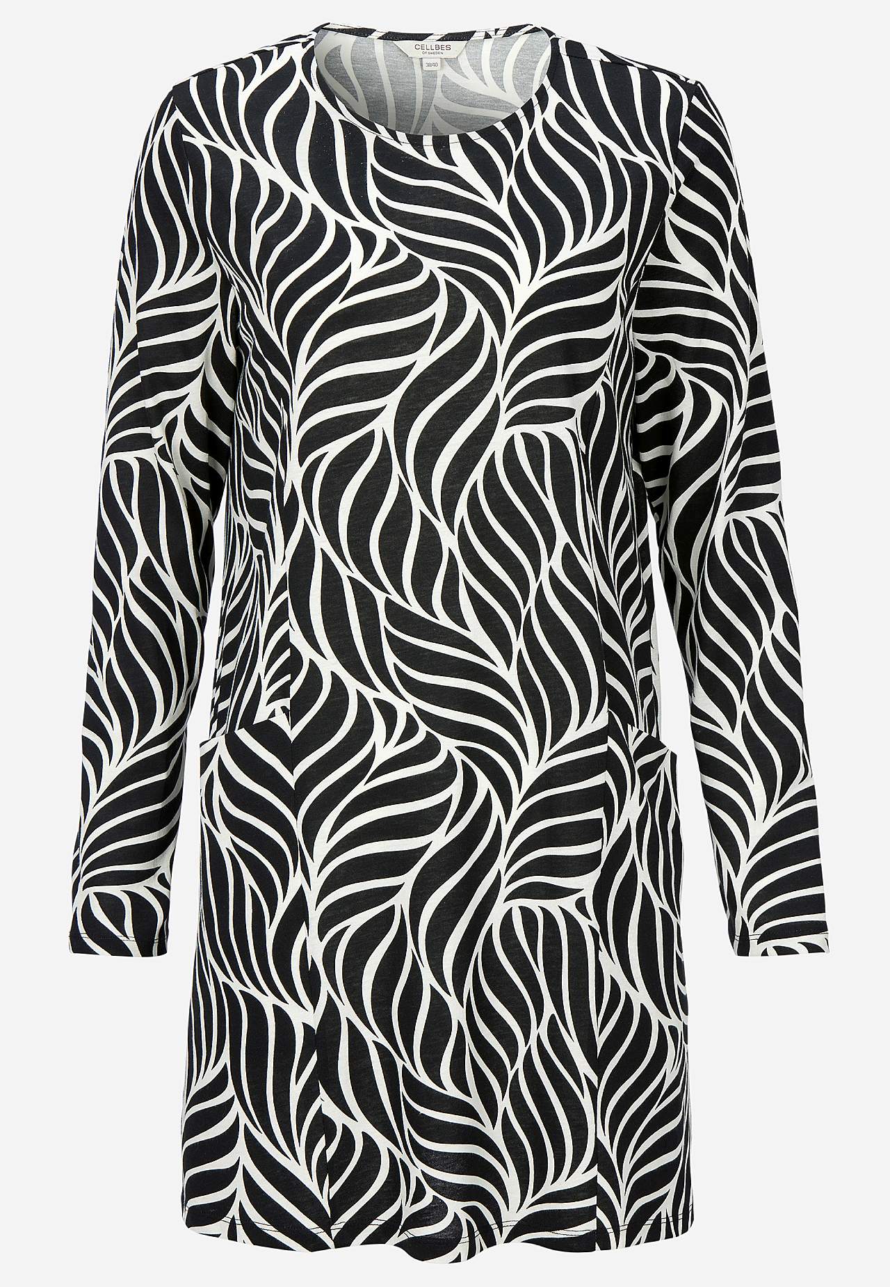 Jersey-Tunika mit Taschen