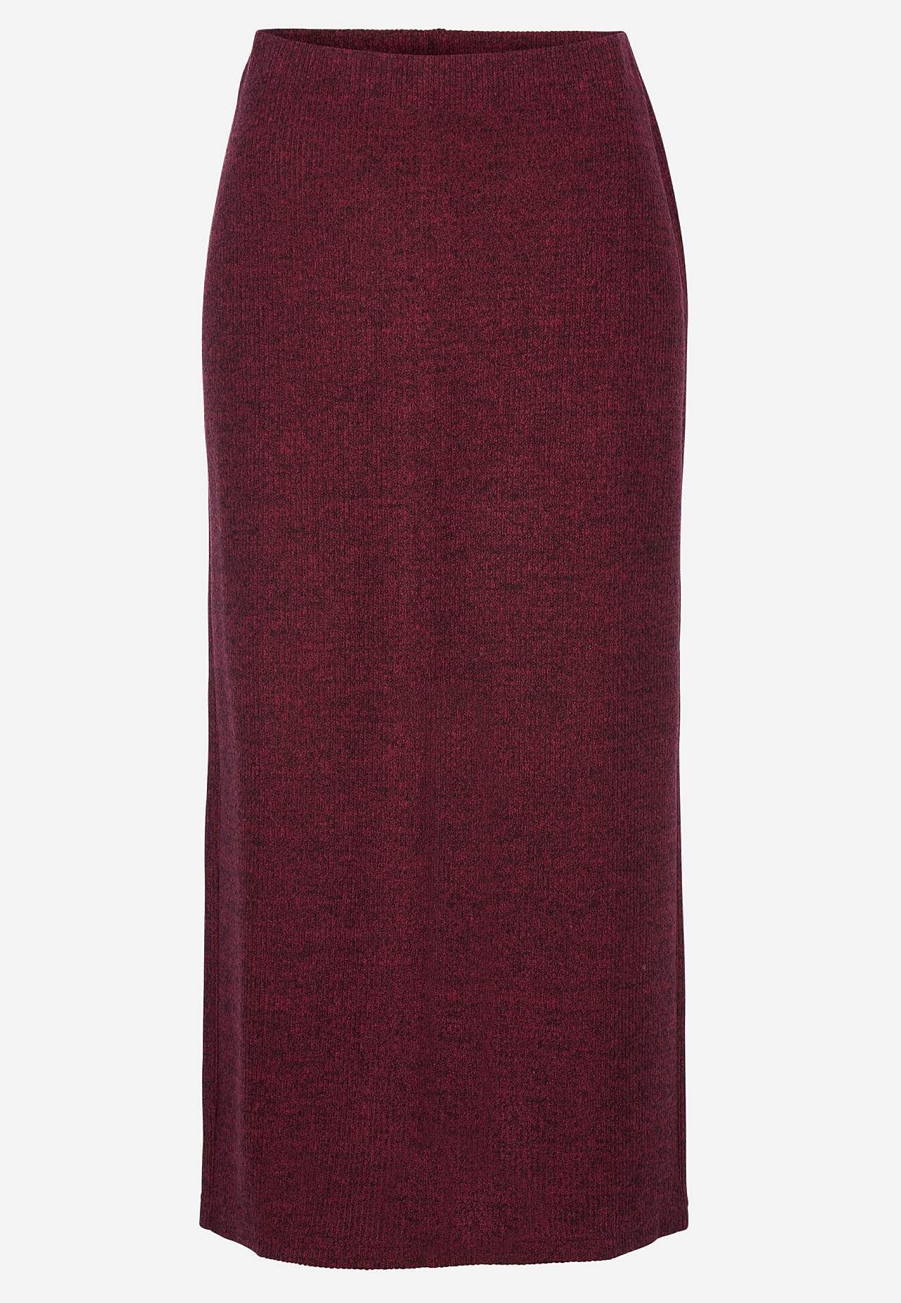 Super weicher Rock mit Schlitz Beata