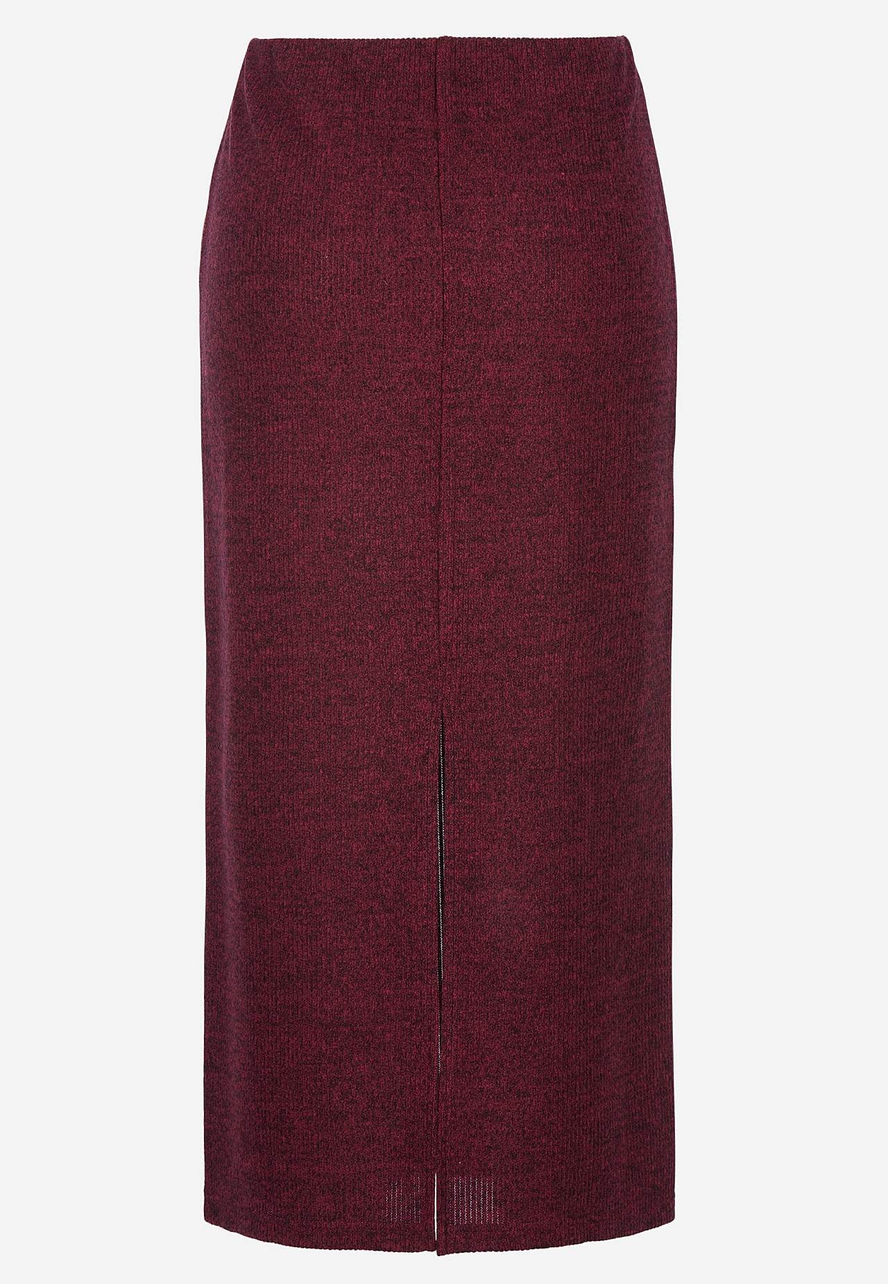 Super weicher Rock mit Schlitz Beata