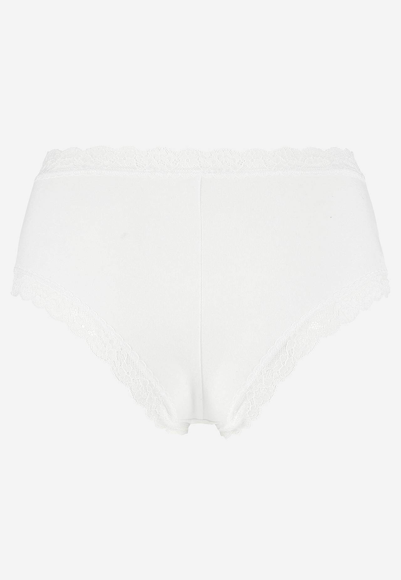 Baumwollslip mit Spitzenborte 3er-Pack 3er-Pack