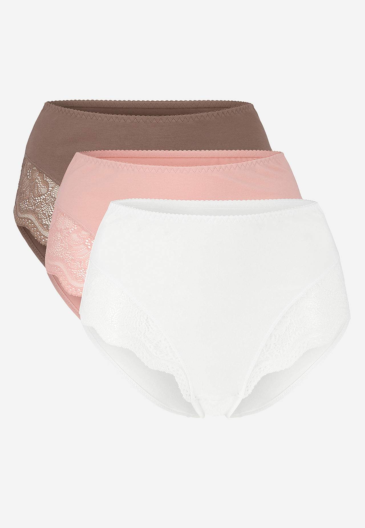 Damen-Unterhose aus Baumwolle 3er-Pack 3er-Pack