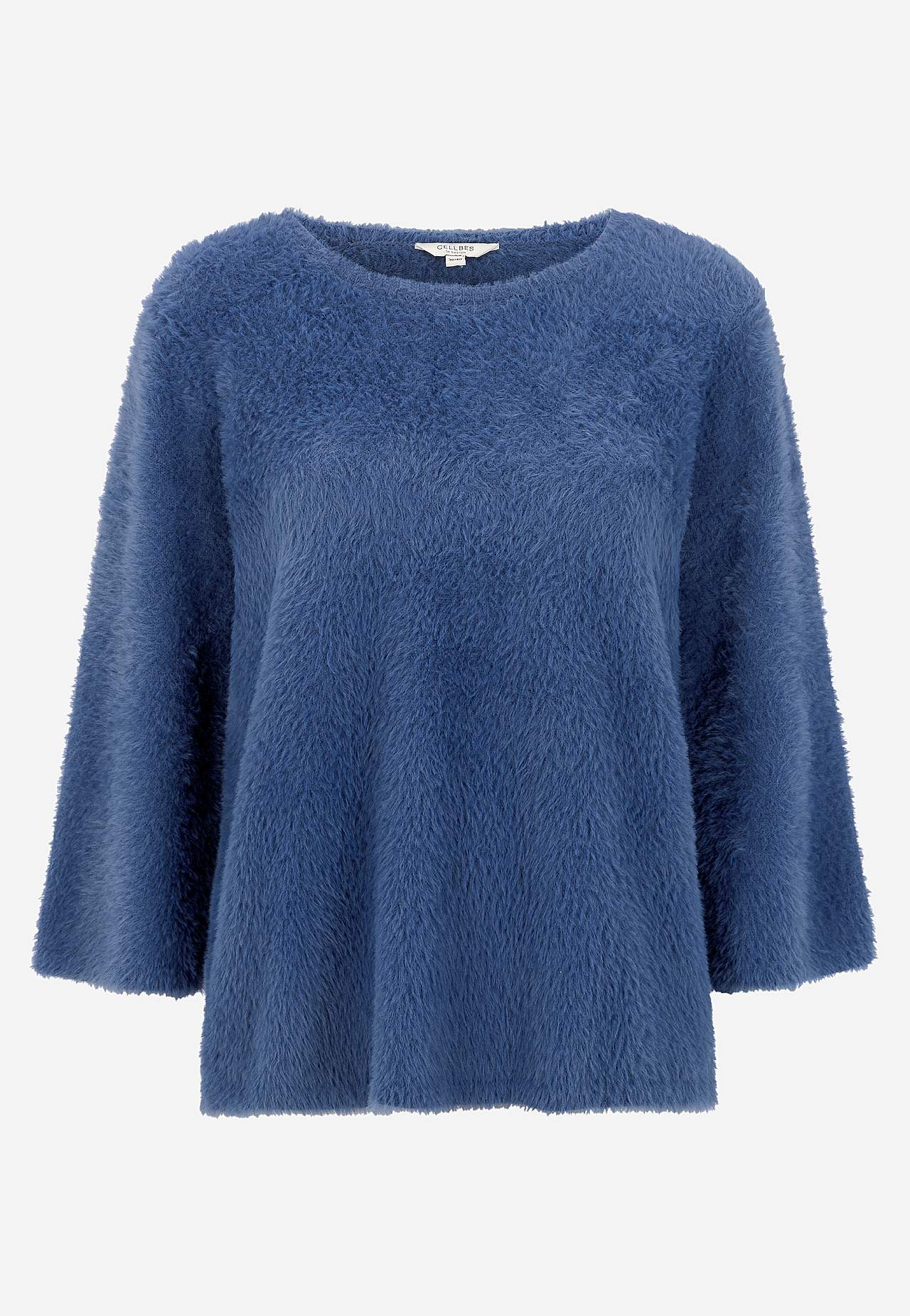 Gestrickter Pullover mit 3/4-Ärmeln