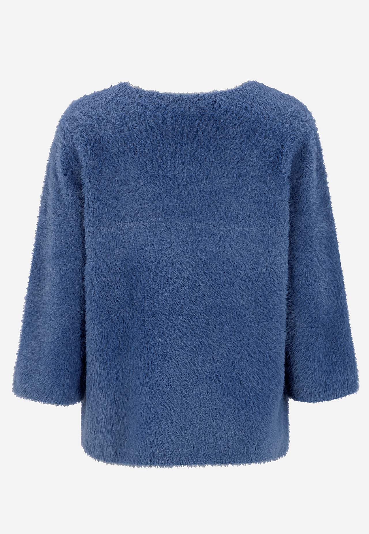 Gestrickter Pullover mit 3/4-Ärmeln