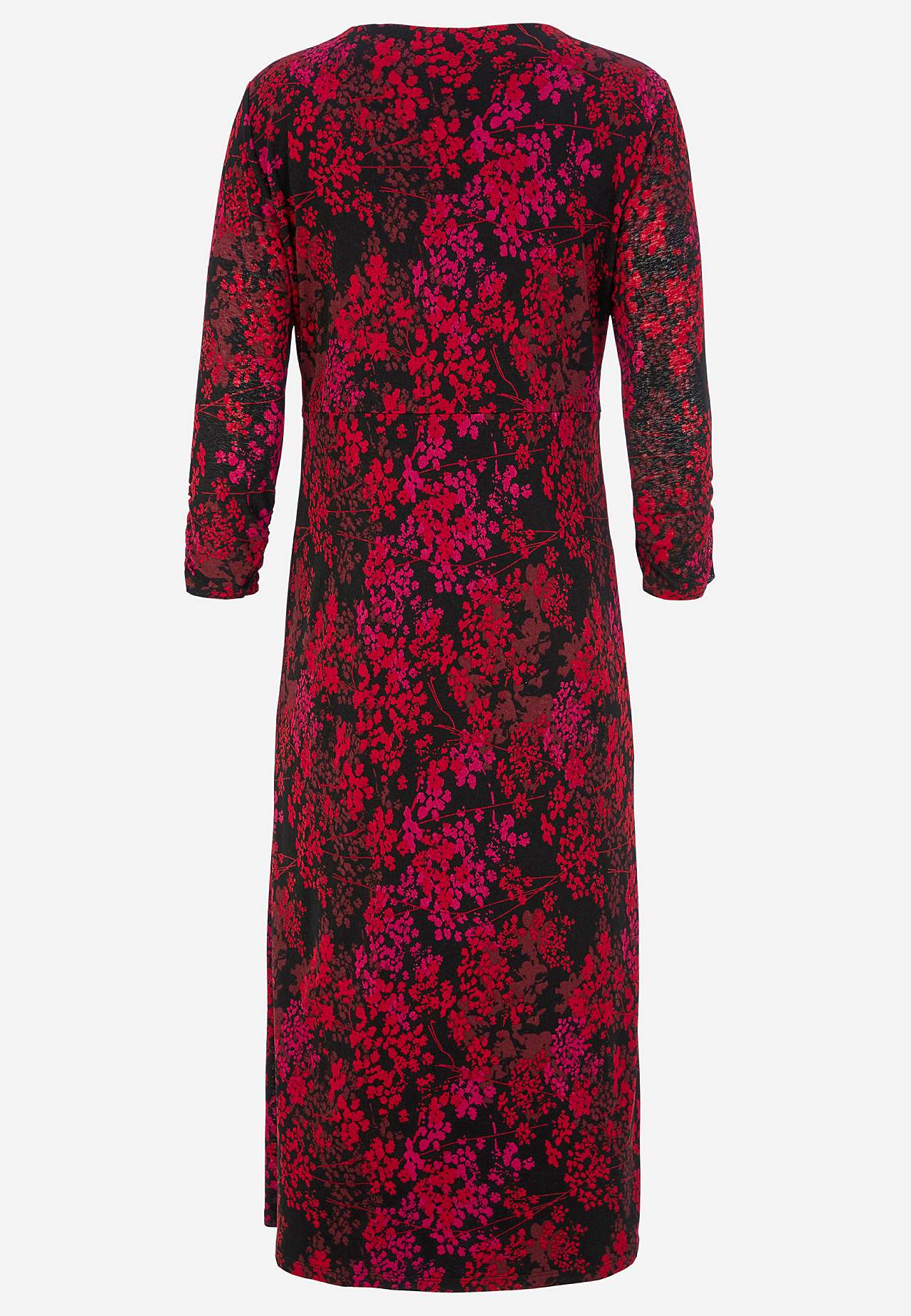 Midikleid mit einem Blumen-Muster