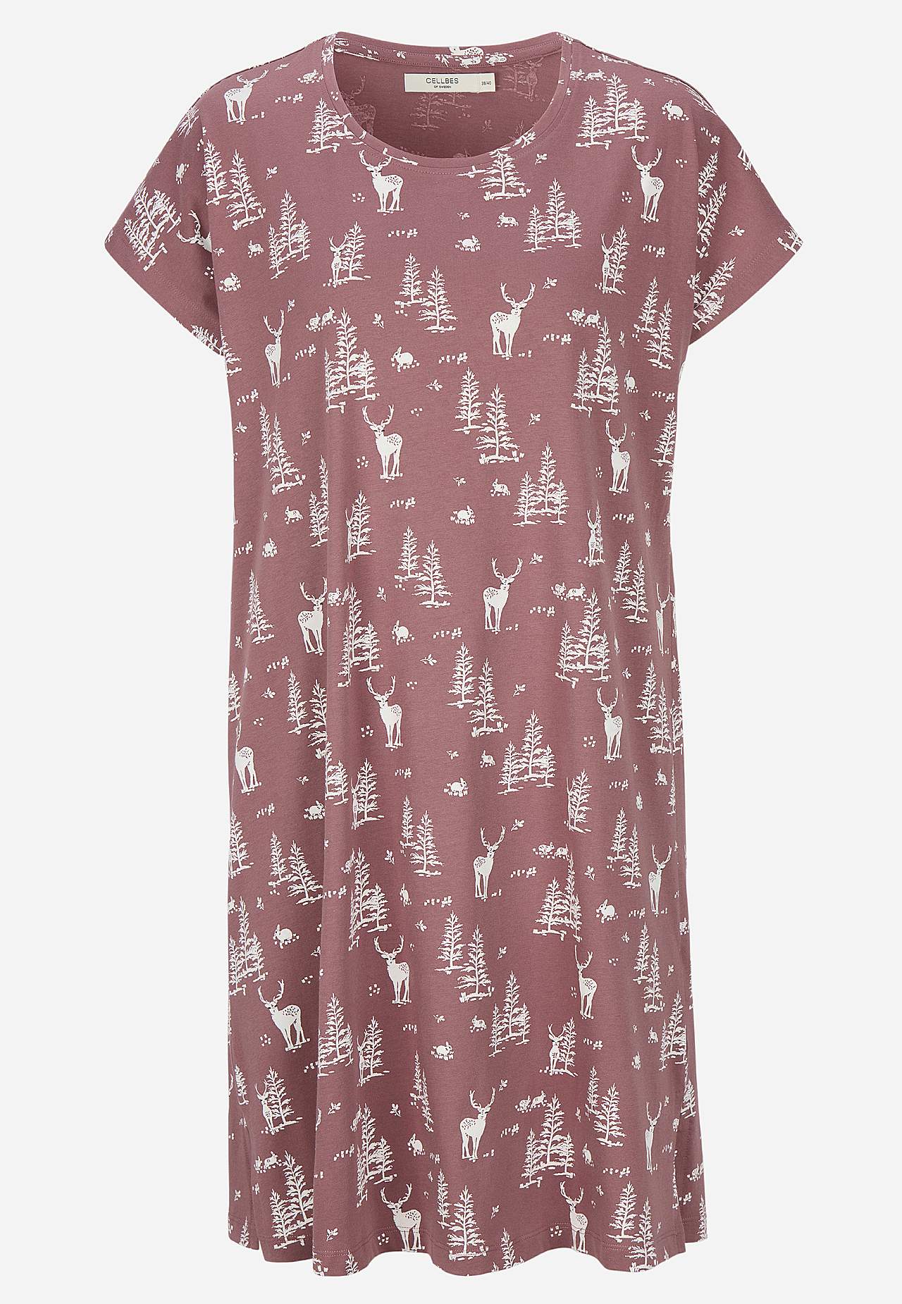 Kurzärmliges Nachtkleid mit 2er-Pack 2er-Pack