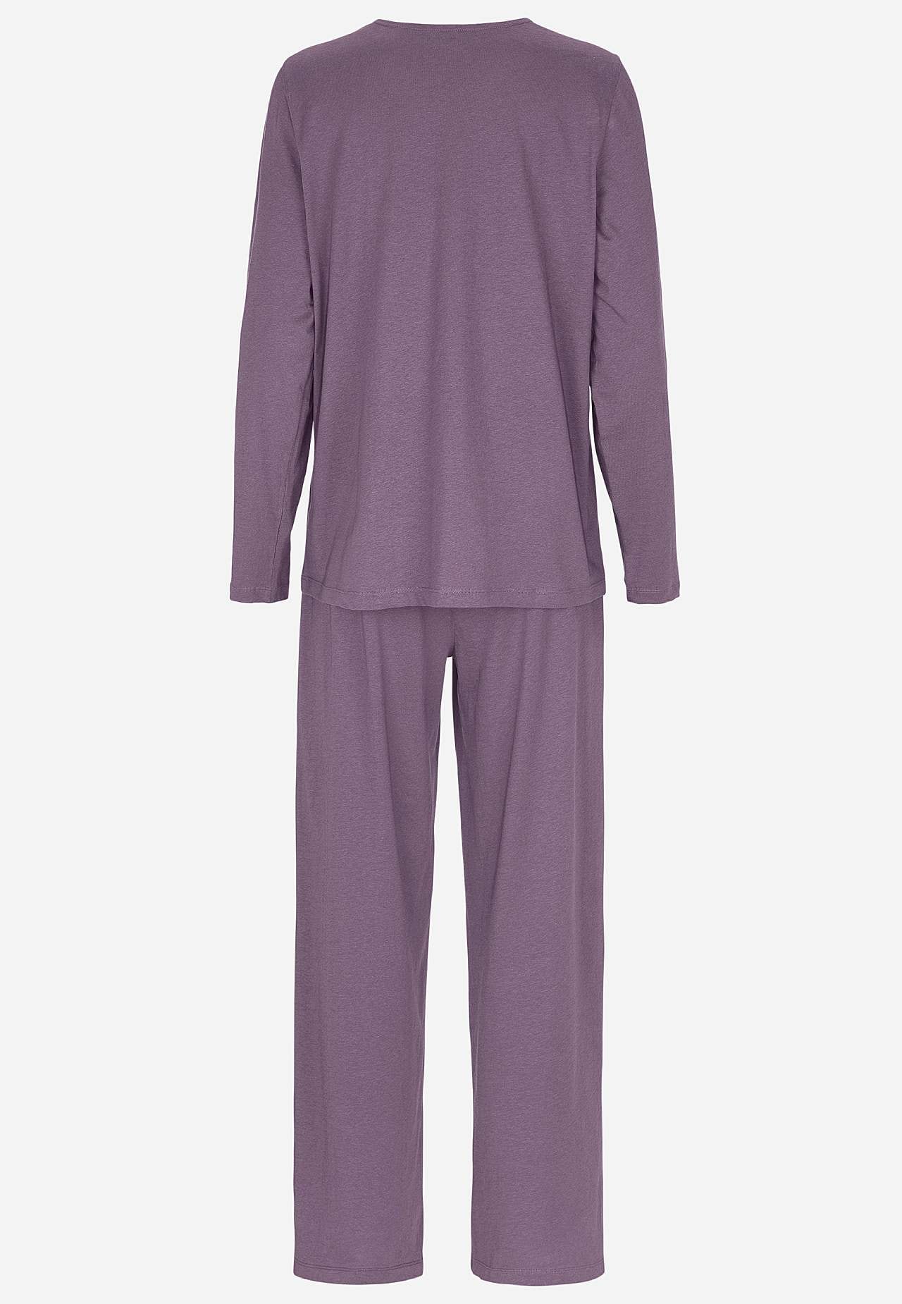 Zweiteiligerer Pyjama mit Spitzenborte
