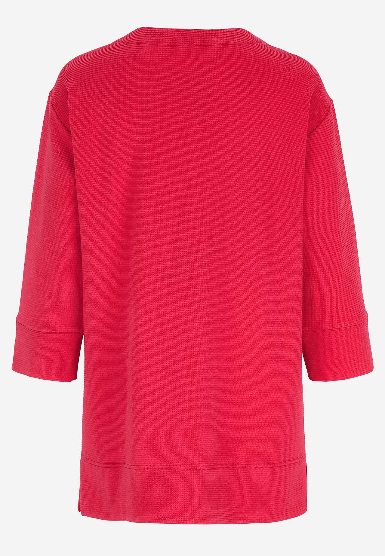 Jersey-Tunika mit Schlitzen