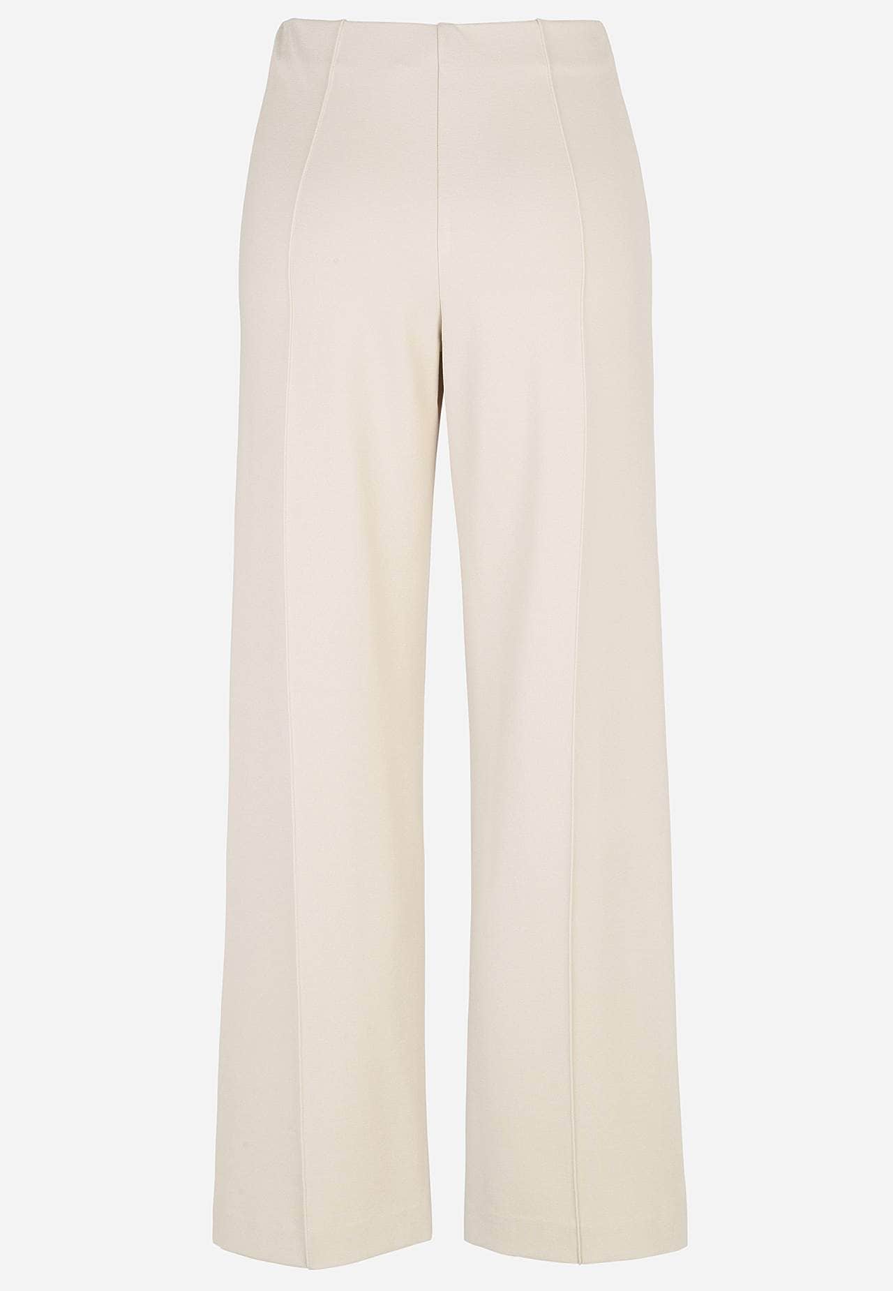 Breite Hose aus Romanit-Jersey Lisa