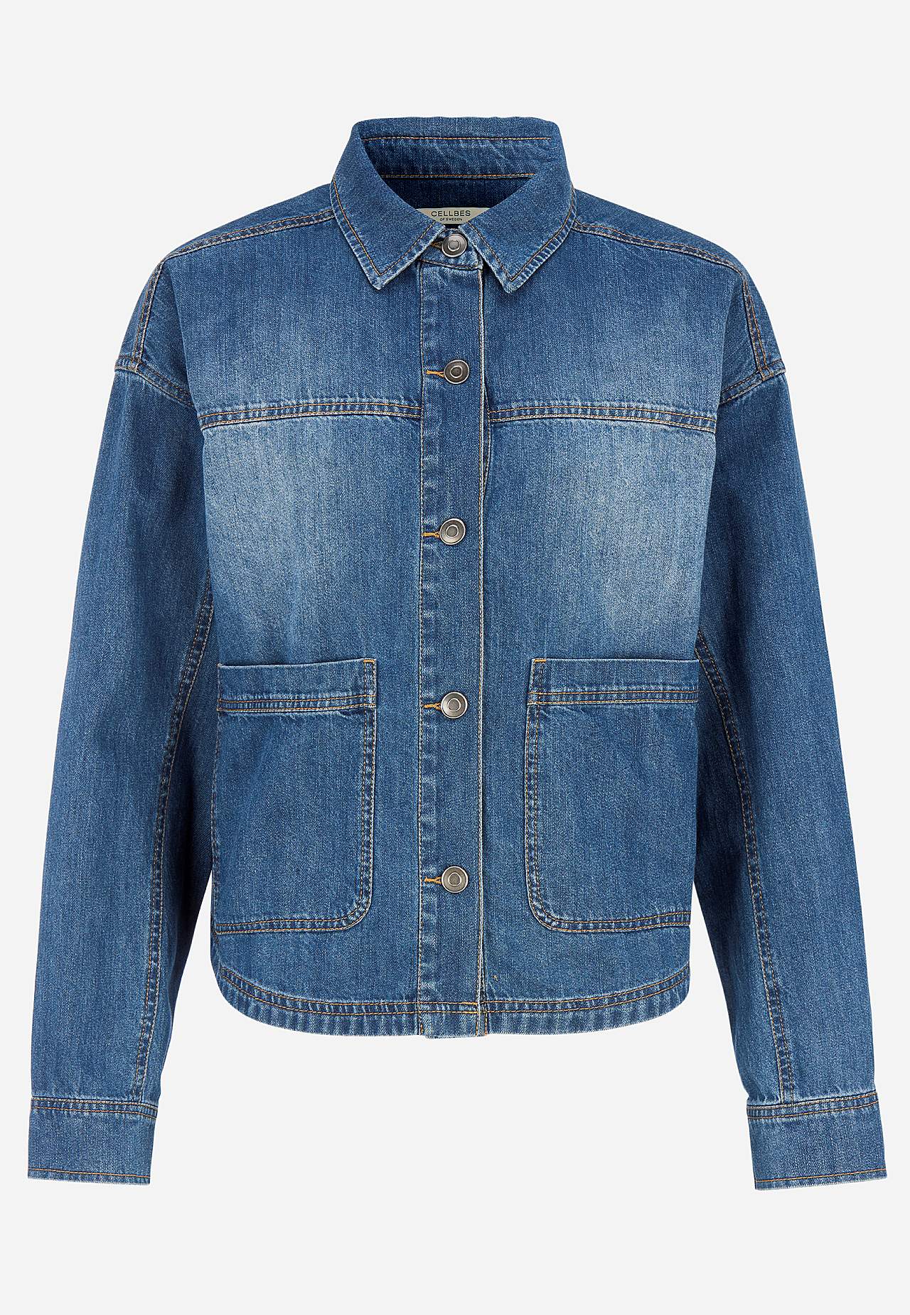 Nicht dehnbare Jeansjacke