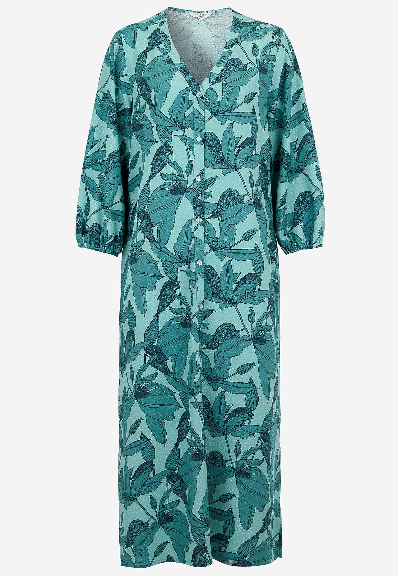 Gewebtes Kleid mit Taschen