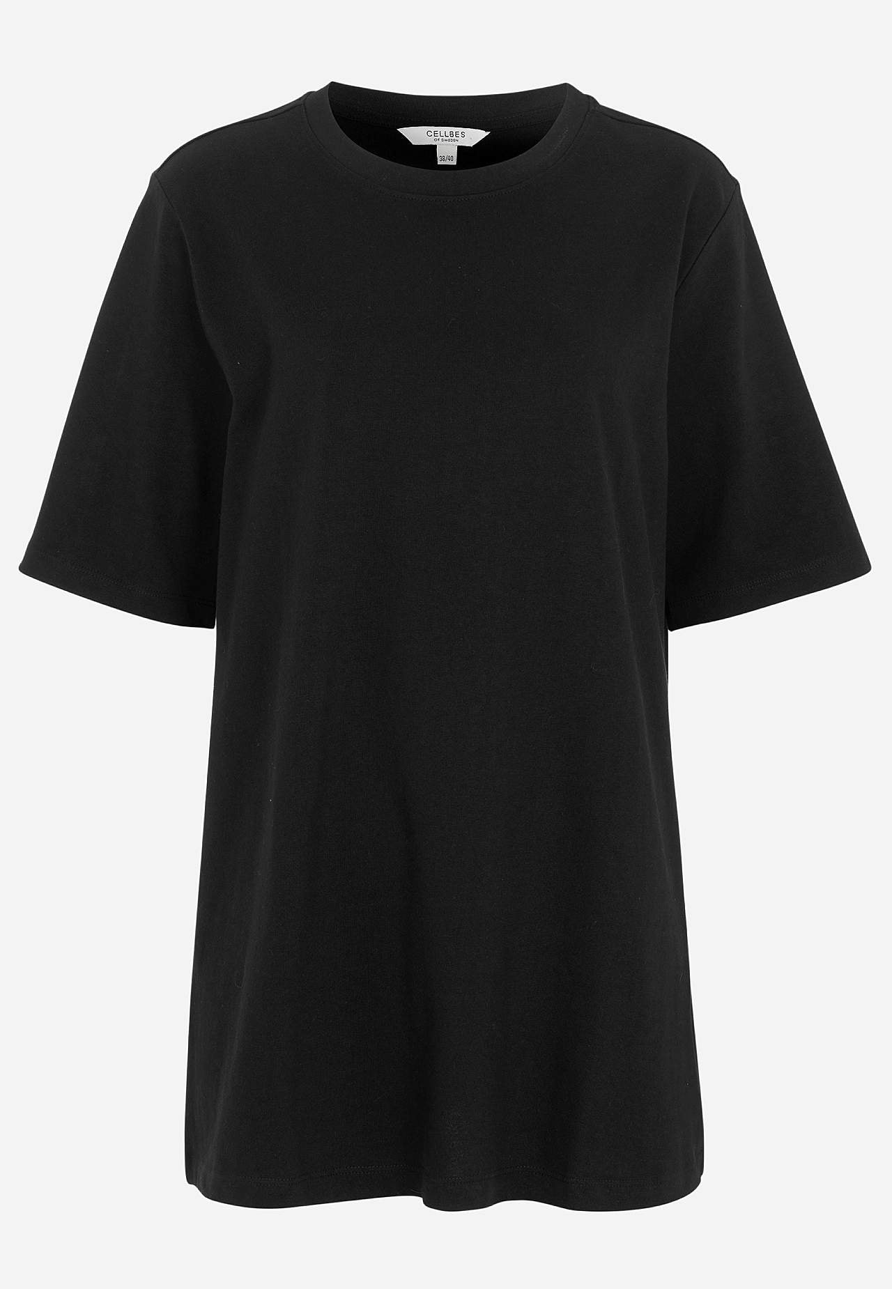 Jersey-Tunika aus grobem Baumwolljersey