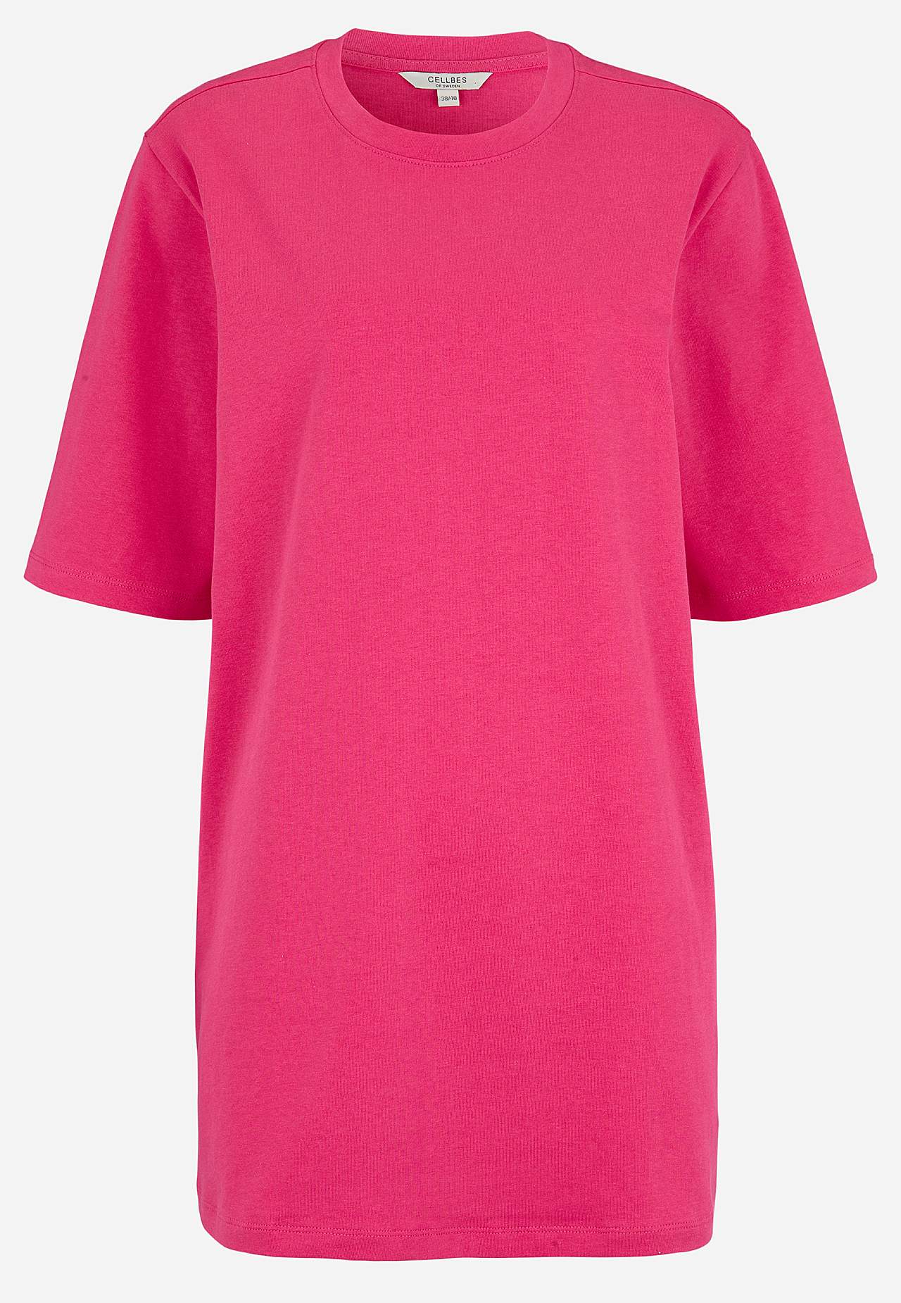 Jersey-Tunika aus grobem Baumwolljersey