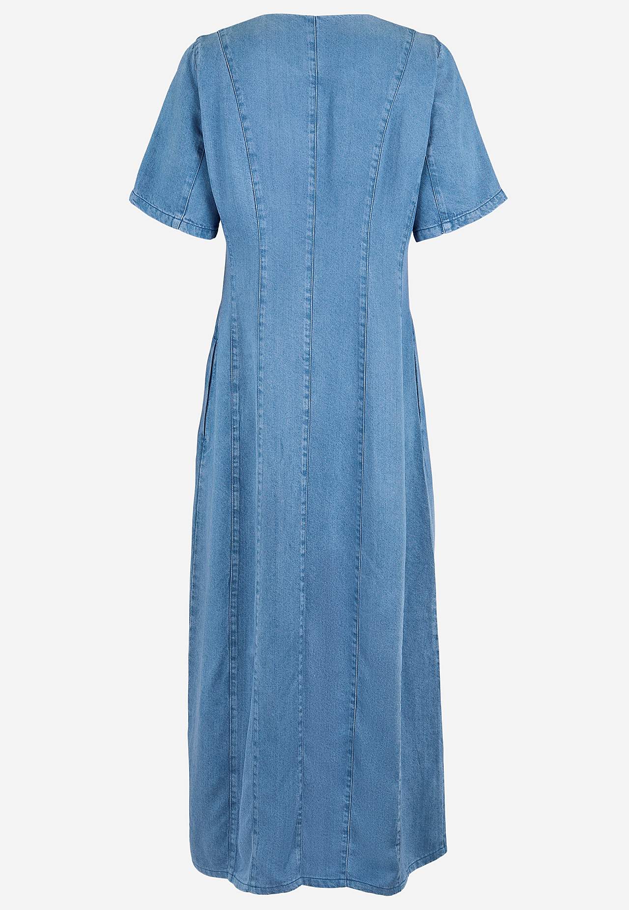 Ultra-weiches Premium Jeanskleid mit Knöpfen