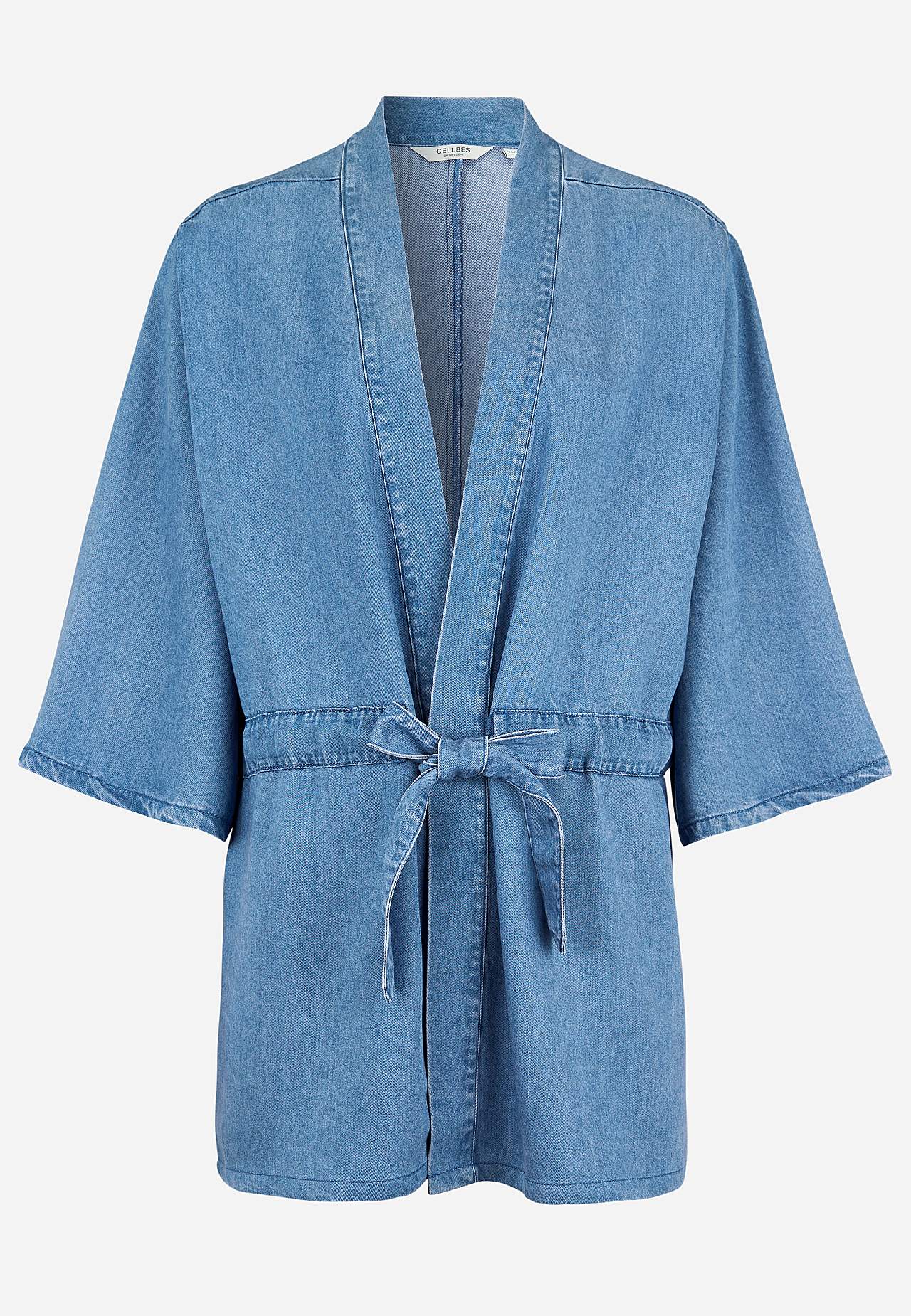Ultra-weiche Premium Kimono-Jacke aus Denim