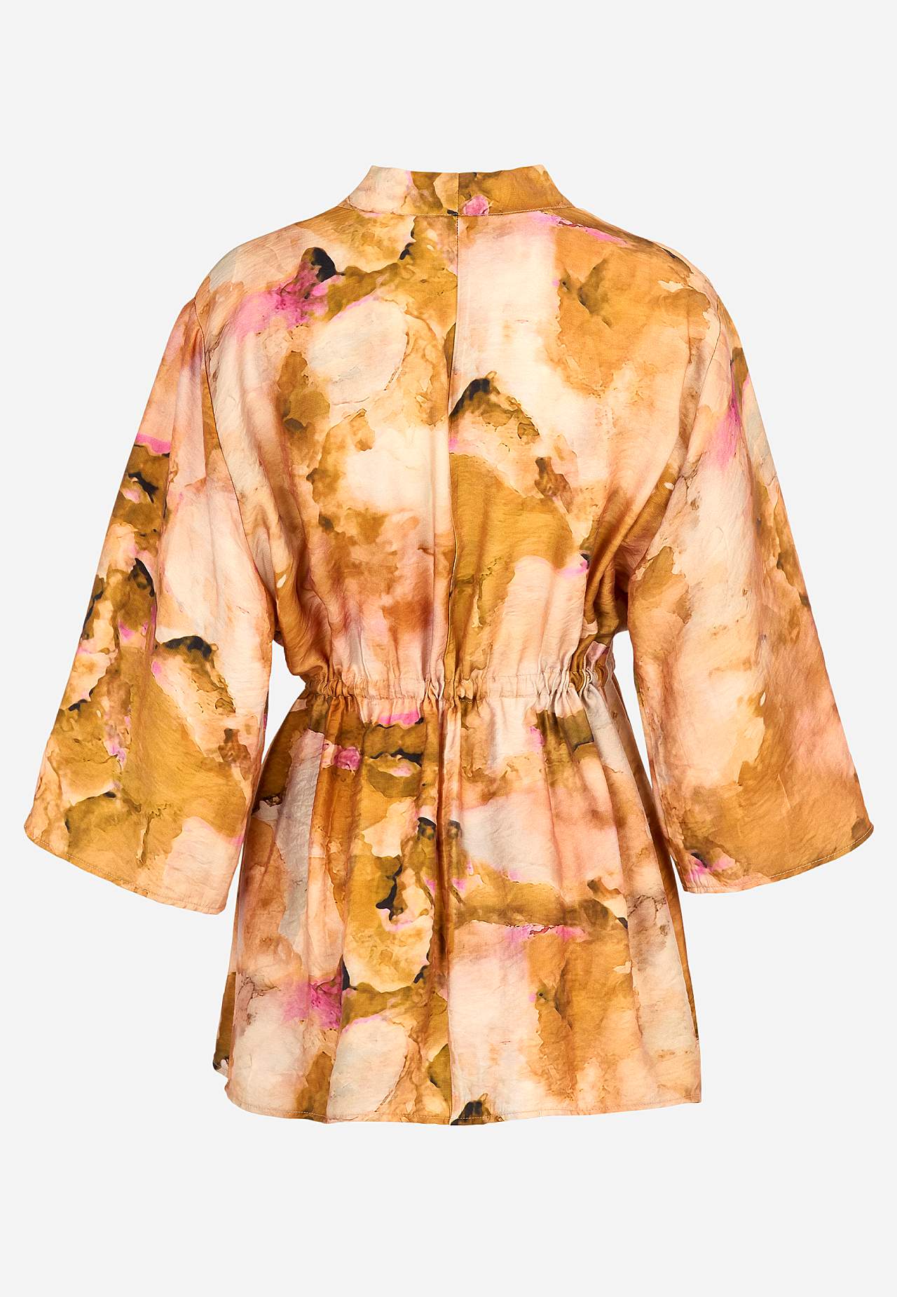 Gemusterte, flexible Kimono-Jacke