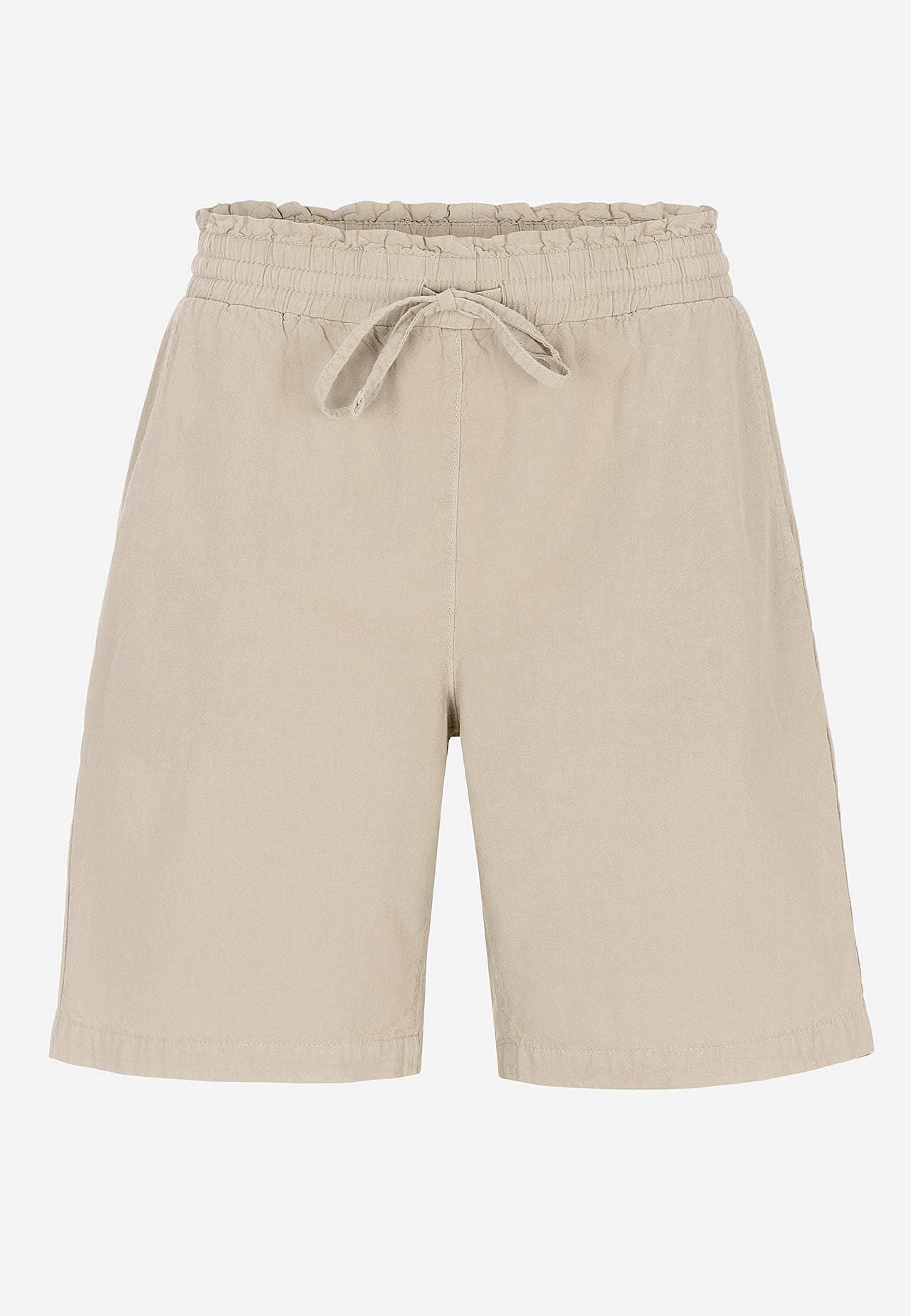 Shorts aus gewaschener Baumwolle
