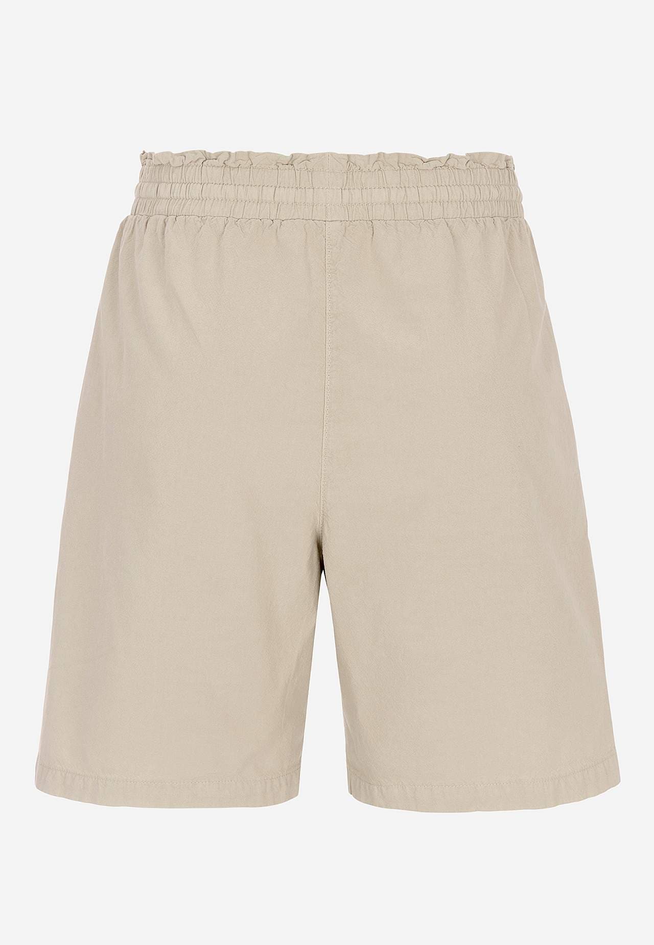 Shorts aus gewaschener Baumwolle