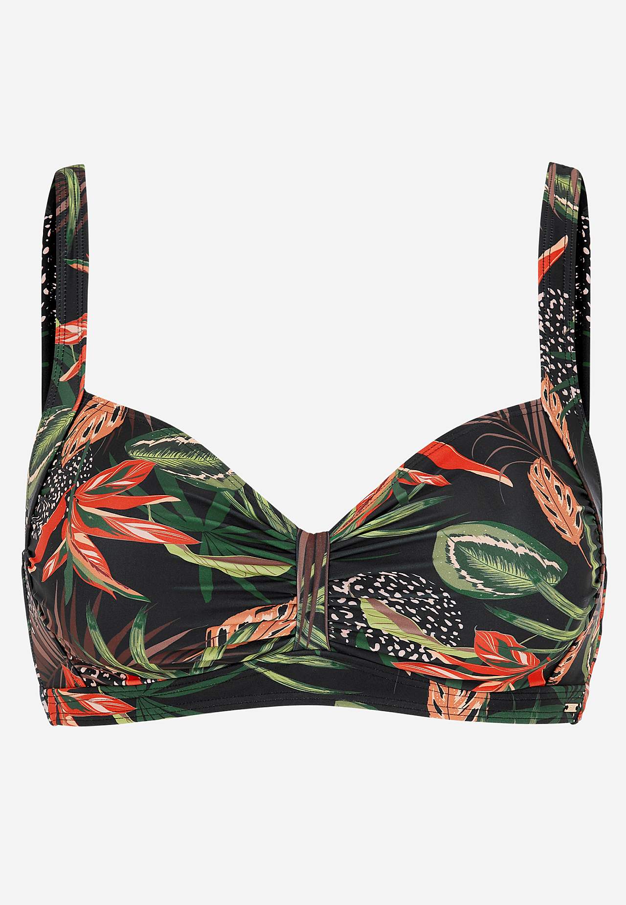 Gemusterter Bikini-BH