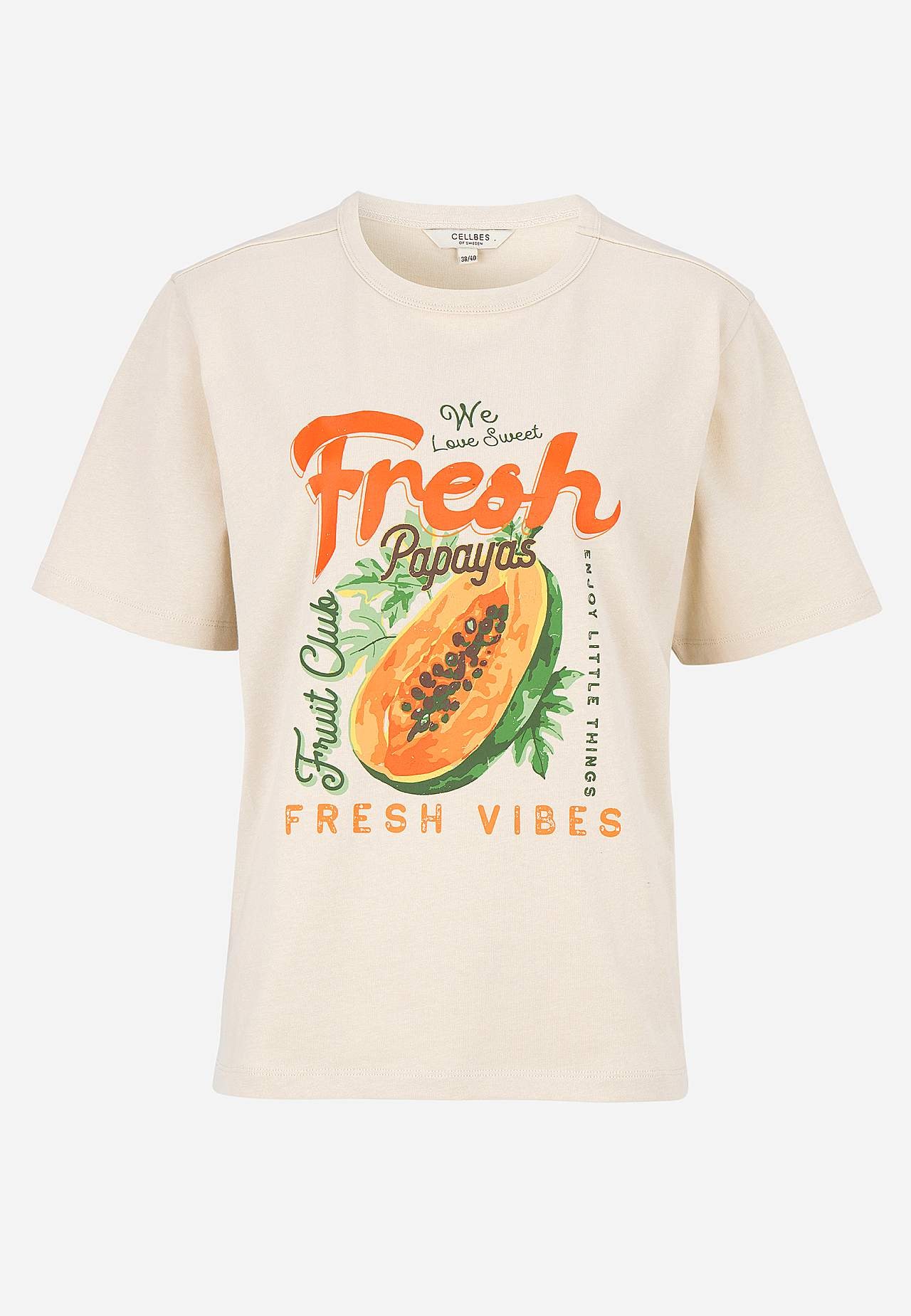 T-Shirt aus Bio-Baumwolle mit Druck