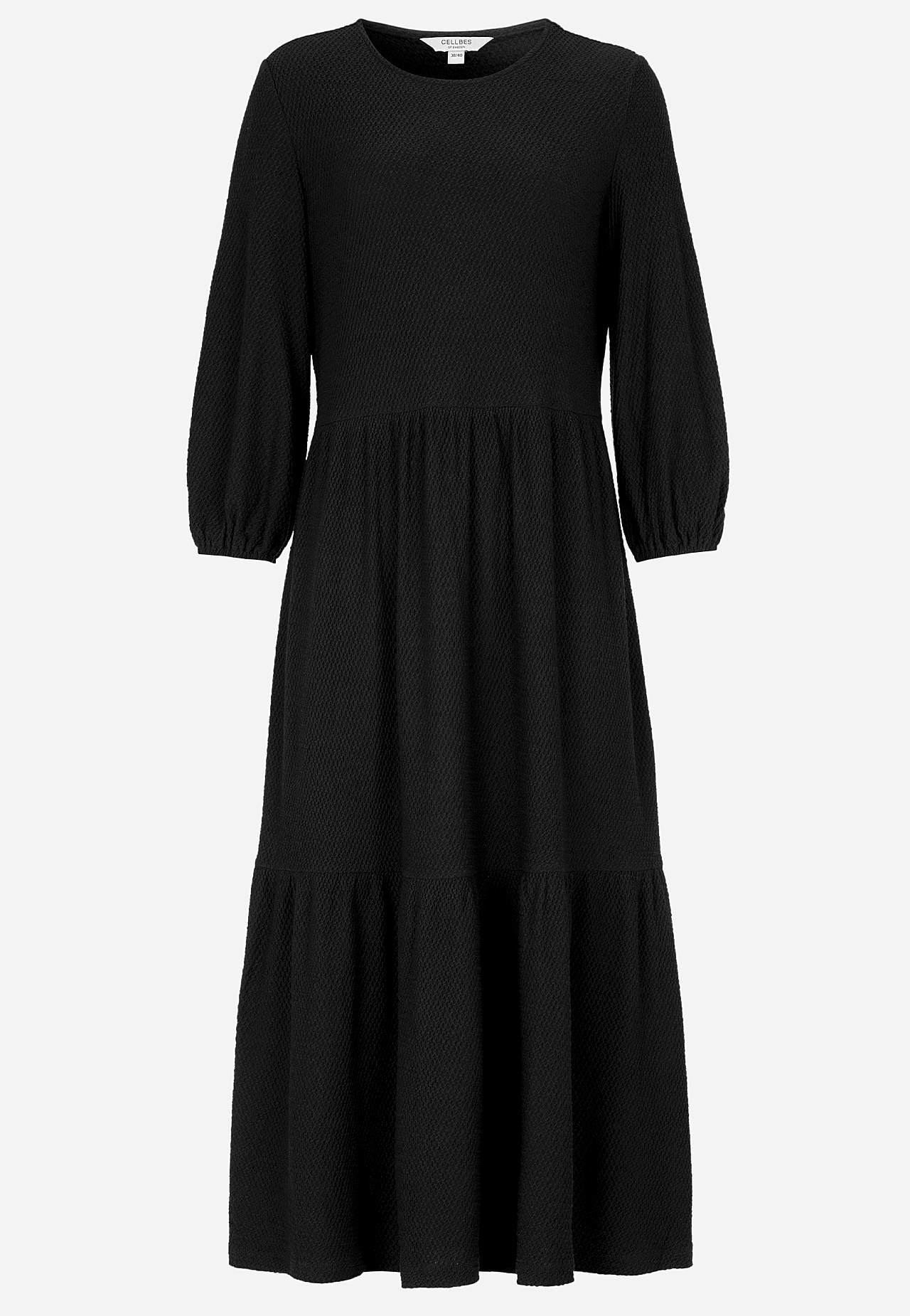 Jerseykleid mit Rüsche