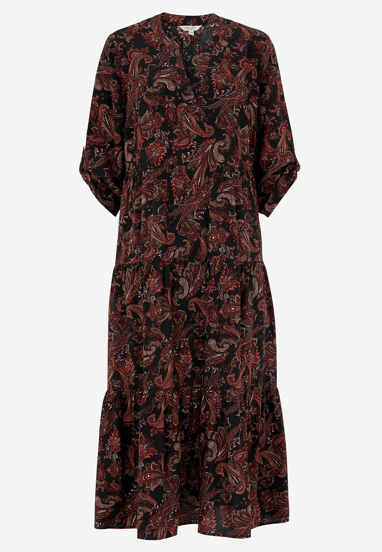 Kleid mit Volants