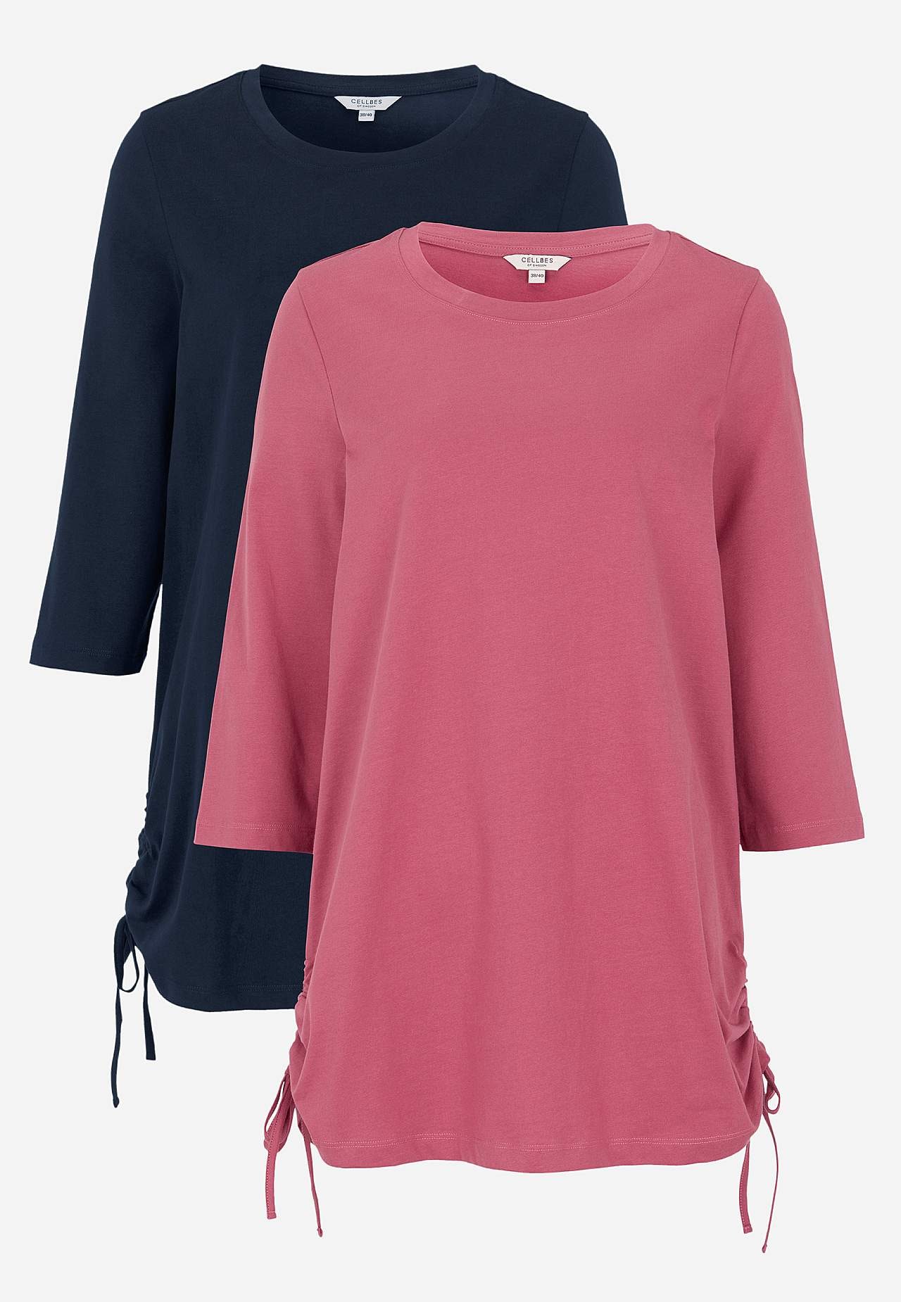 Jersey-Tunika mit Kordelzug 2er-Pack