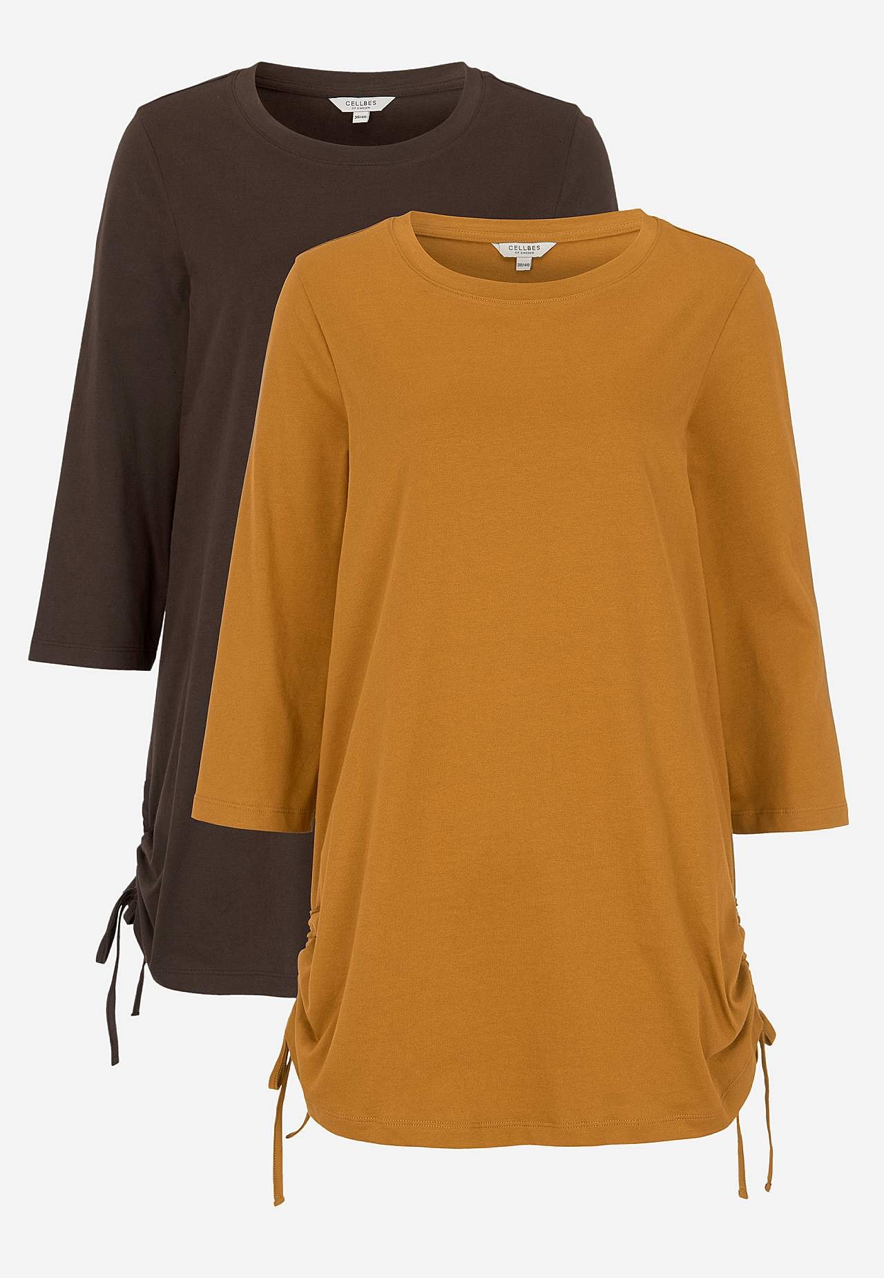 Jersey-Tunika mit Kordelzug 2er-Pack