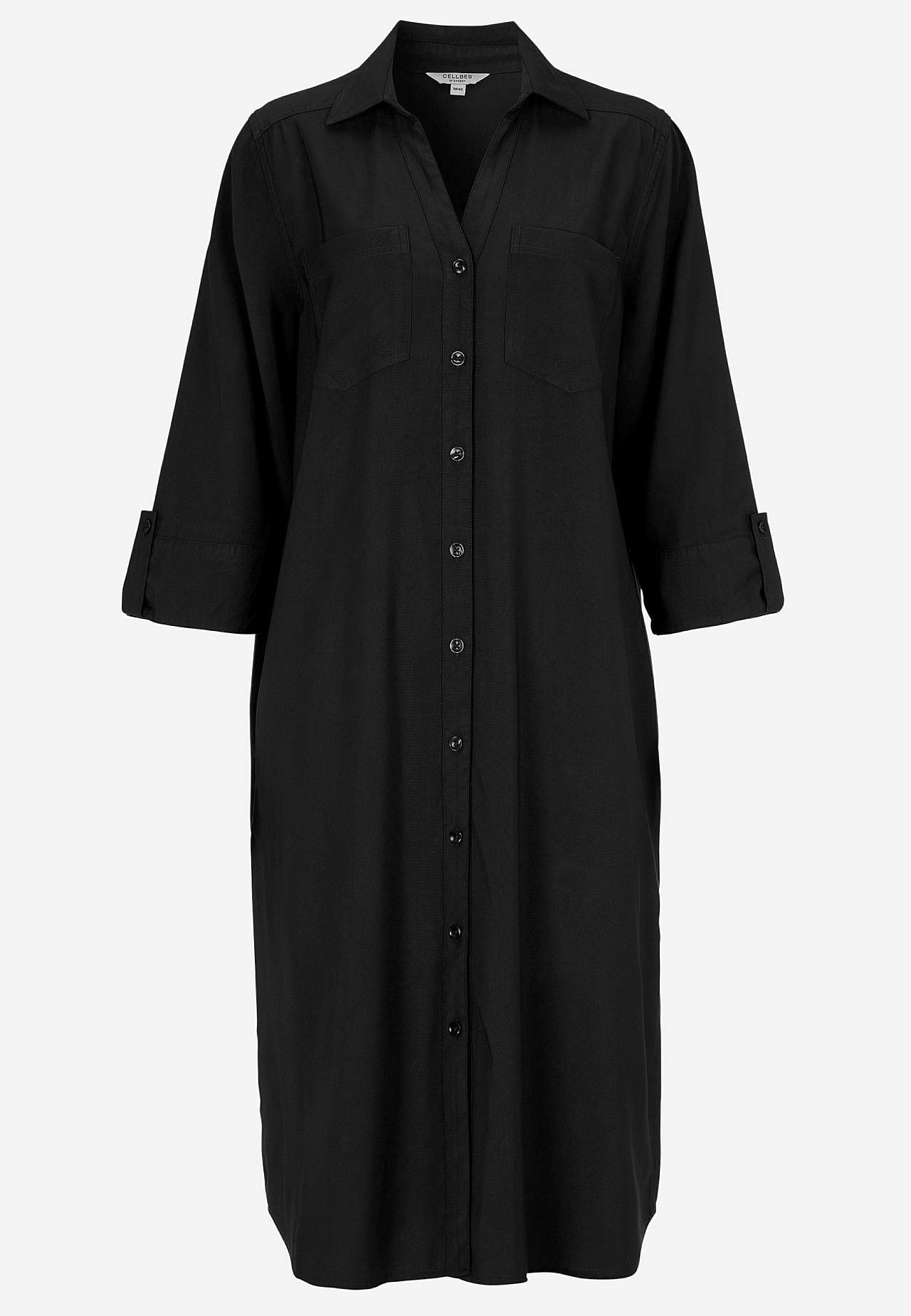 Hemdkleid aus Viskose