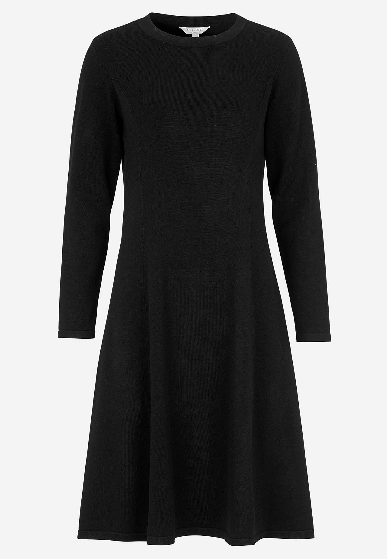 Fein gestrickt Kleid