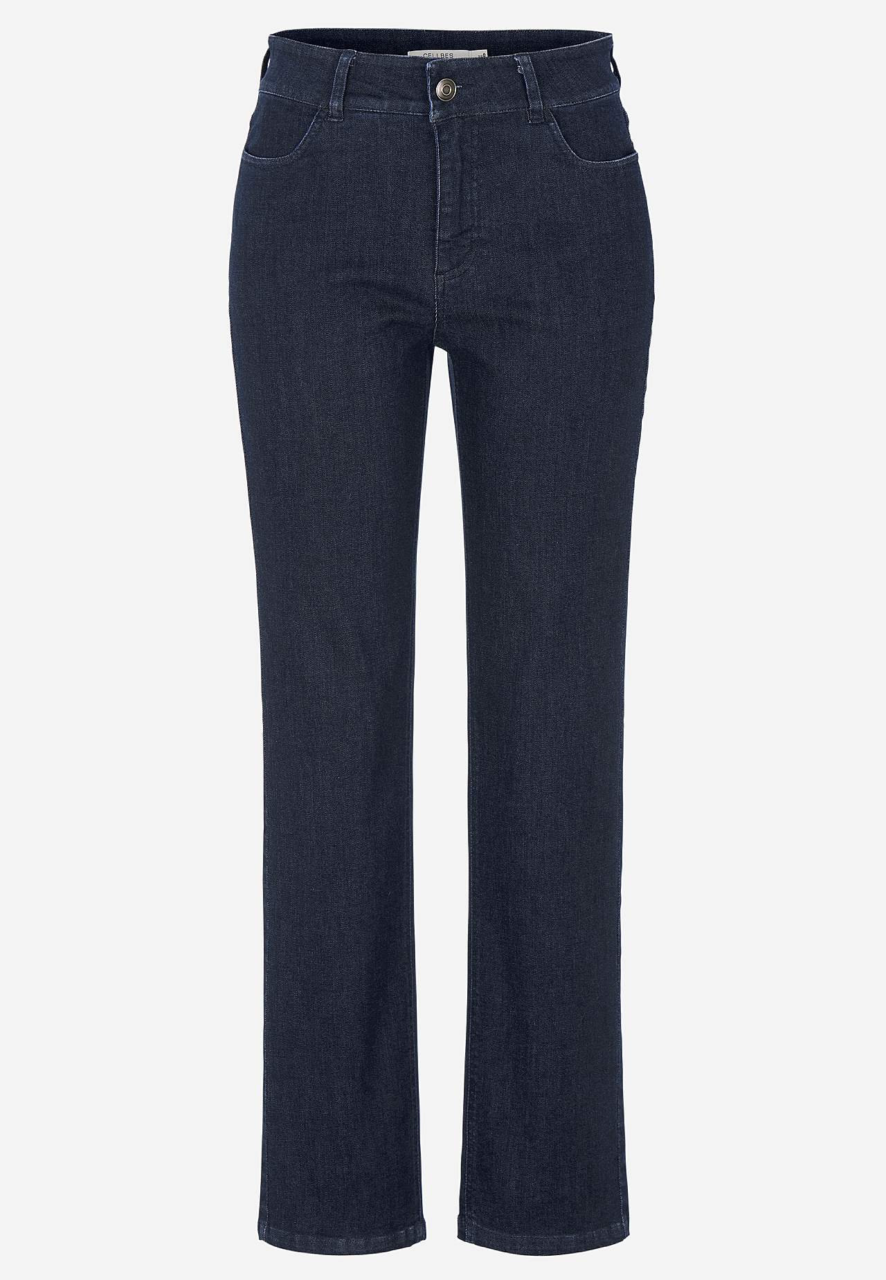 Gerade Jeans aus superstretch Denim - zwei Längen