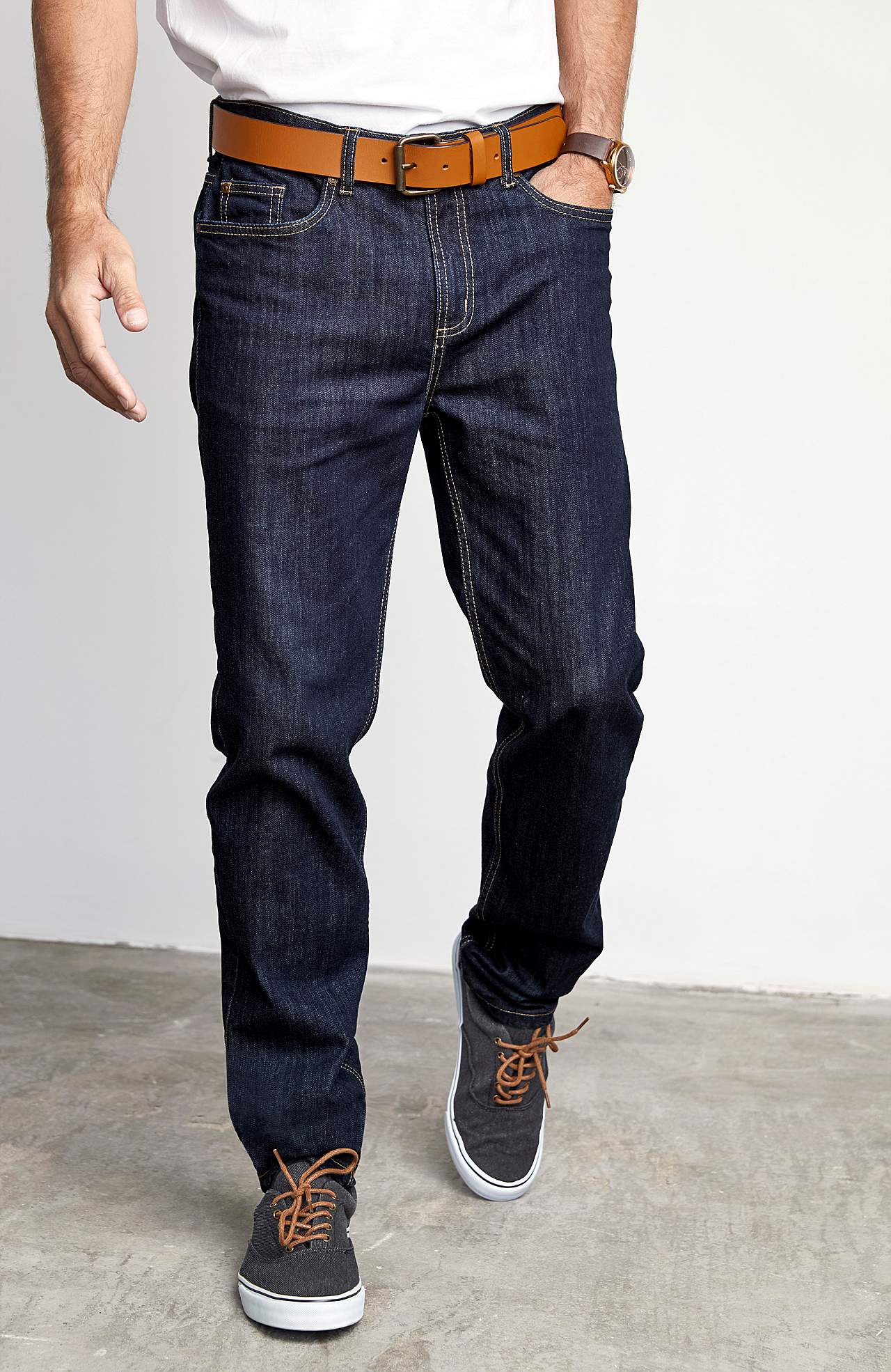 Gerade Jeans mit Stretch